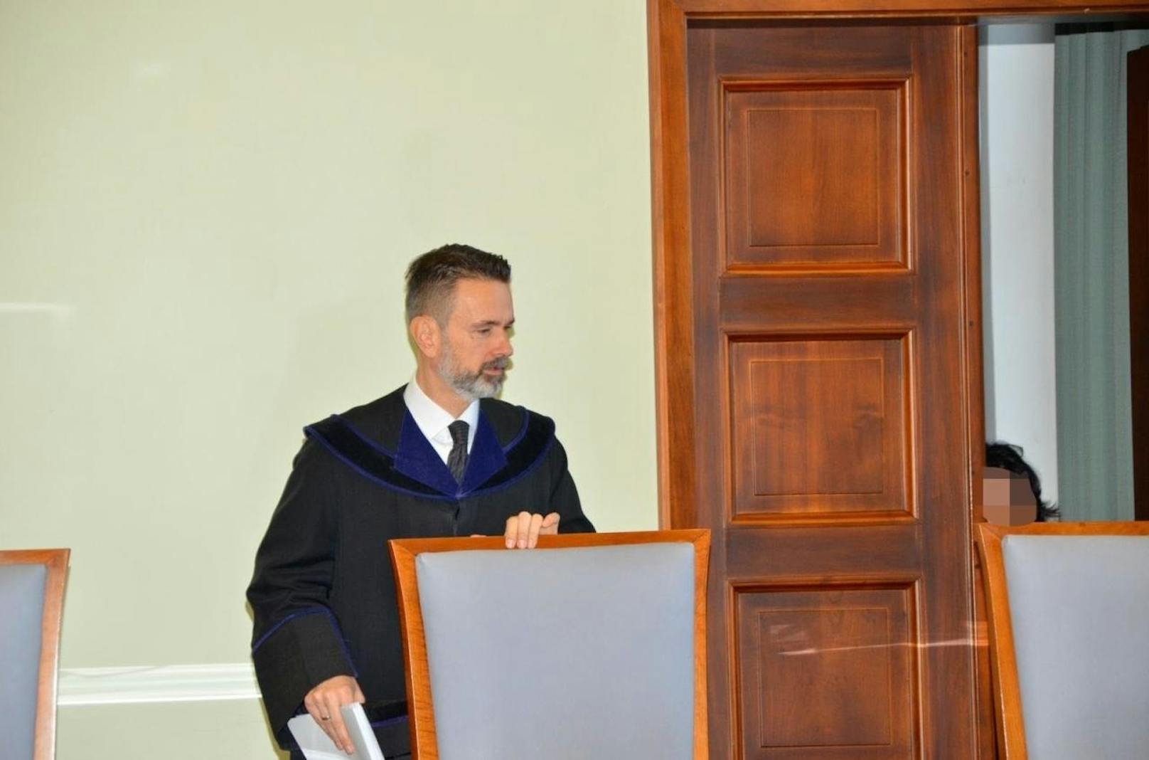 Richter Hans Barwitzius hat beim Prozess den Vorsitz.