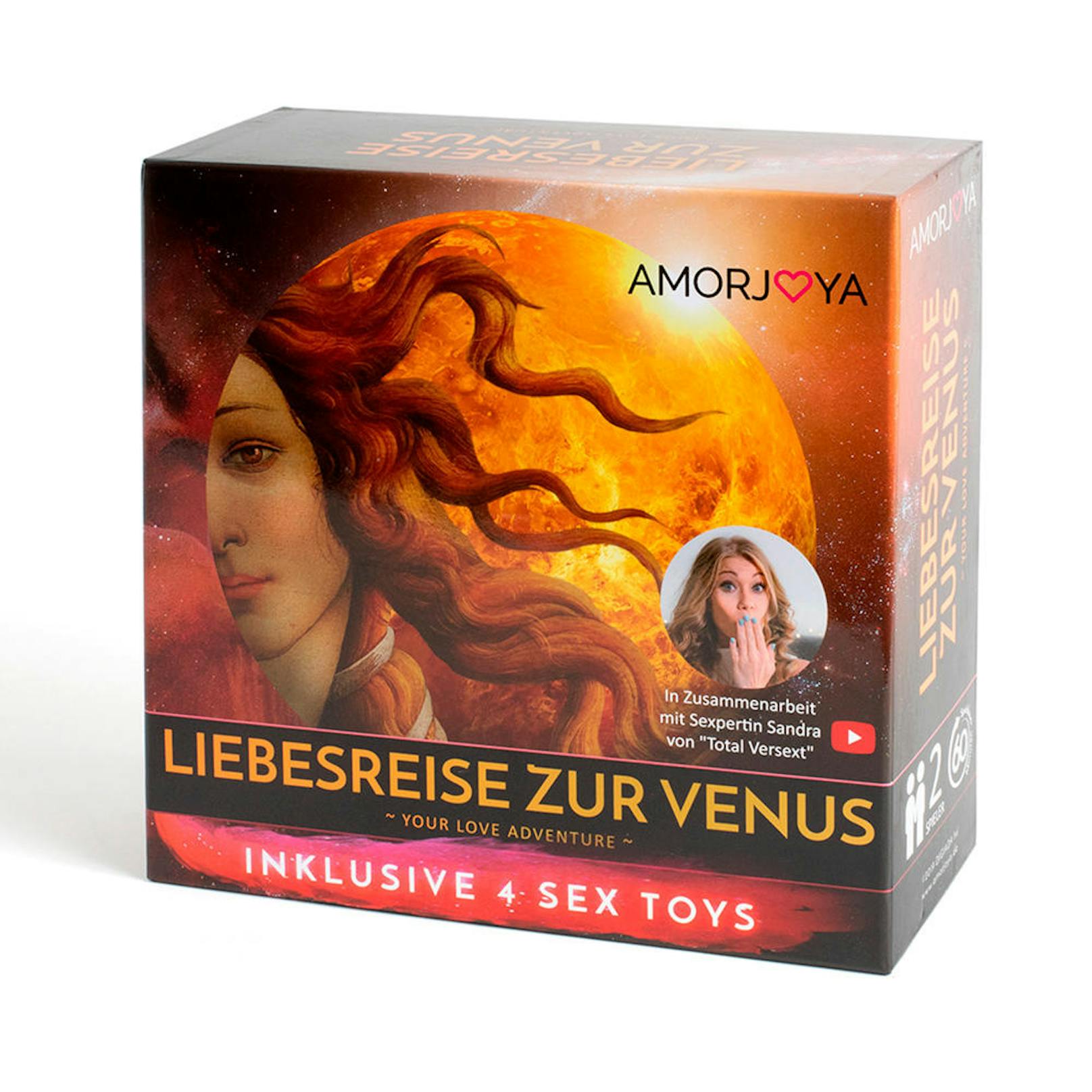 In Zusammenarbeit mit dem Schweizer Hersteller Amorjoya hat die Wiener Sex-Influencerin <strong>Sandra Raunigg</strong>&nbsp;das Brettspiel "Liebesreise zur Venus" für zwei oder auch vier Spieler entwickelt.