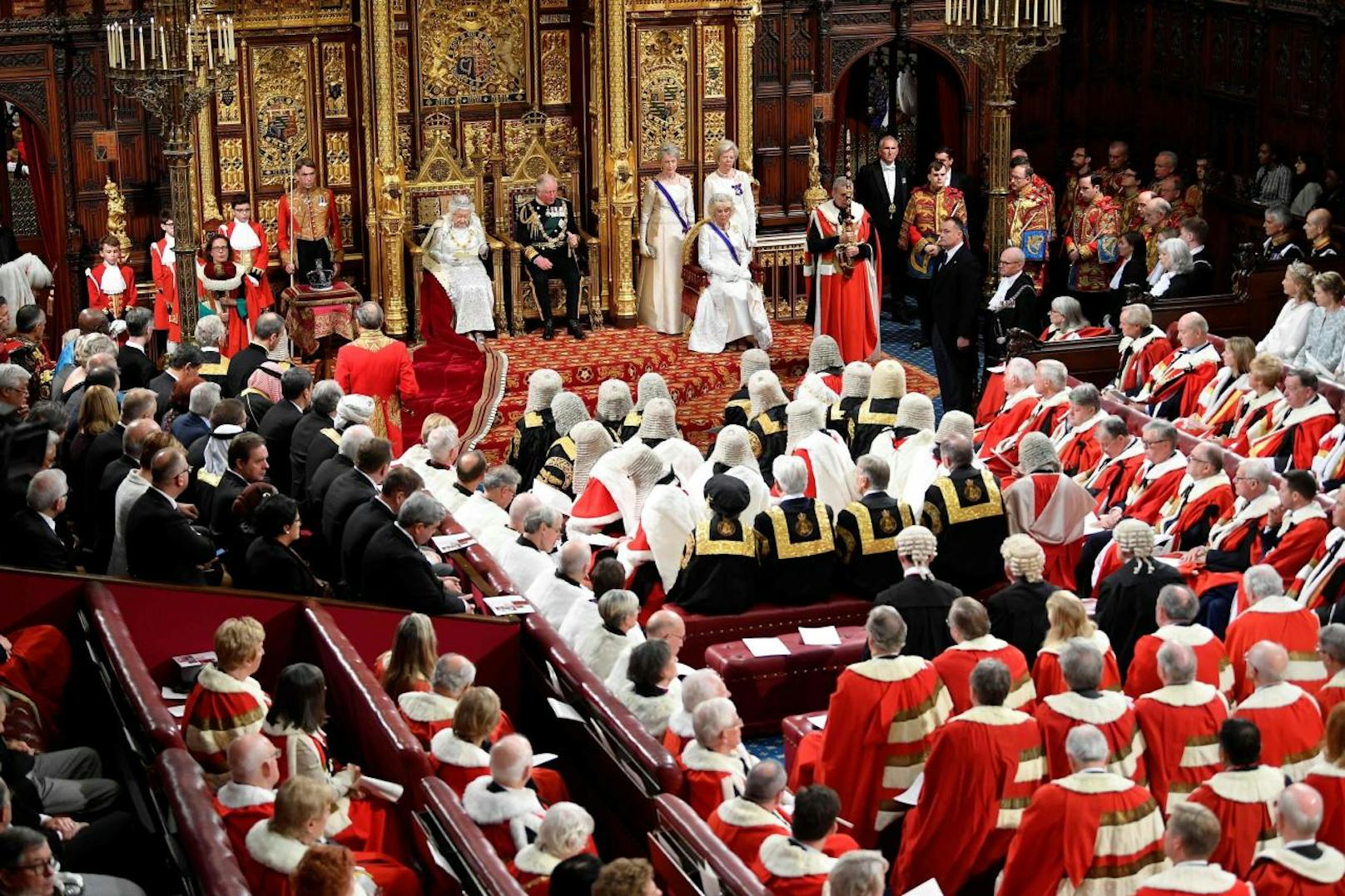 Queen Elizabeth II verlas am Montag Boris Johnsons Regierungsprogramm.