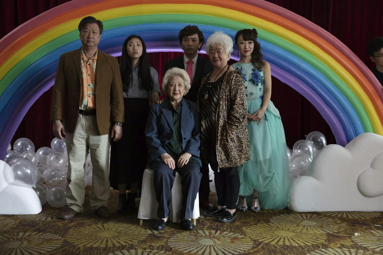 "The Farewell": Lächeln für die Kamera.