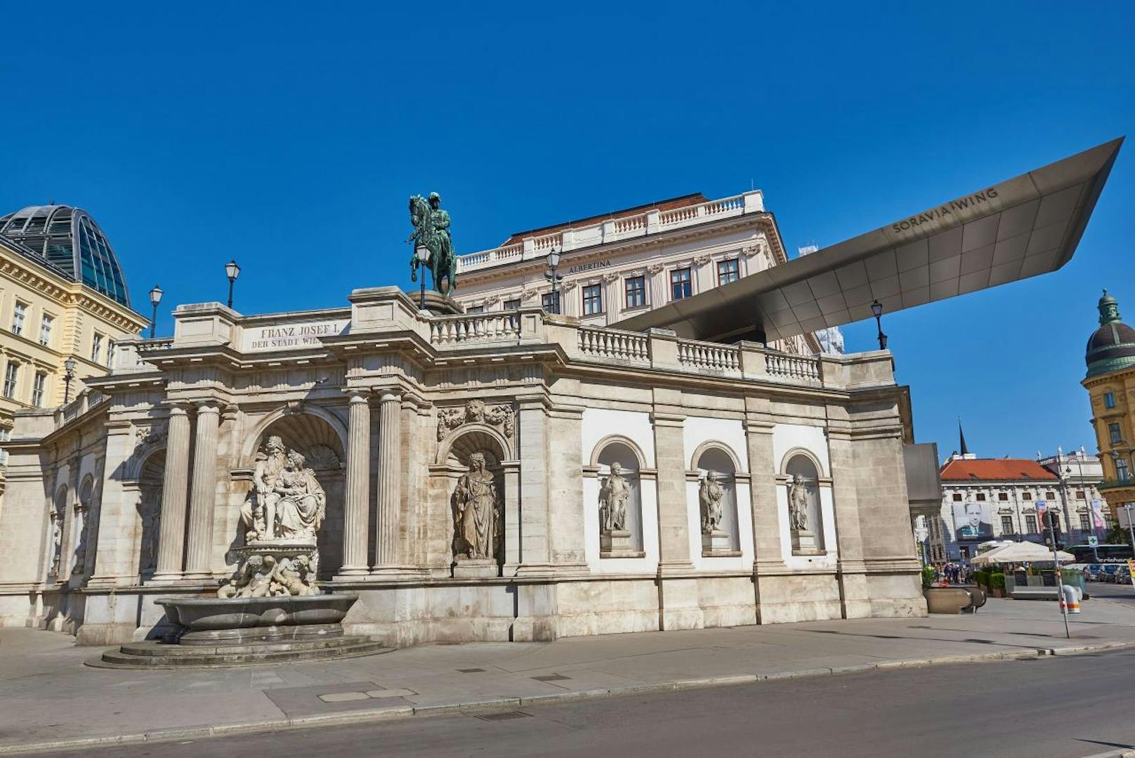Die Albertina, eines der bedeutendsten Museen Österreichs.