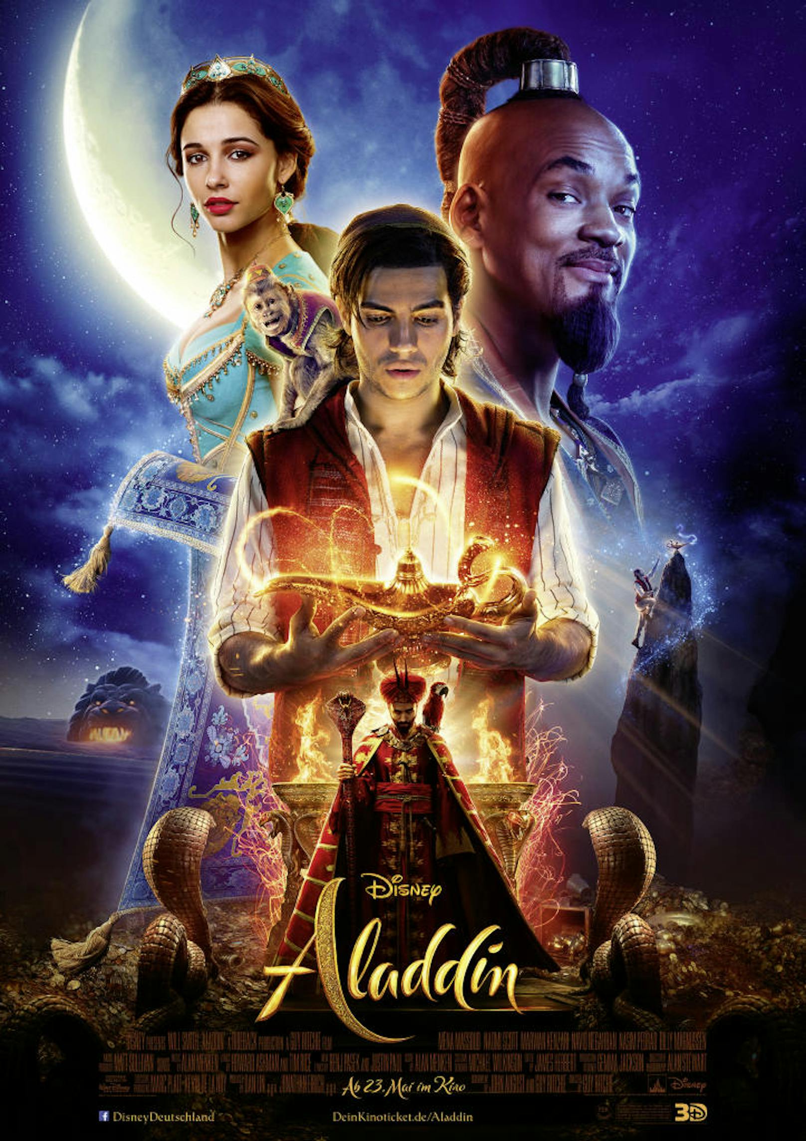 <b>Platz 6 - ALADDIN</b>
Weltweites Einspielergebnis: 1.050.693.953 Dollar

In Disneys "Aladdin"-Realverfilmung erfüllt Superstar Will Smith als Dschinni aus der Wunderlampe die Wünsche des Straßenjungen und Taschendiebes Aladdin (Mena Massoud). <a href="https://www.heute.at/s/aladdin-disney-kino-filmkritik-review-will-smith-naomi-scott-mena-massoud-53508006">Hier geht's zur Aladddin-Review</a>