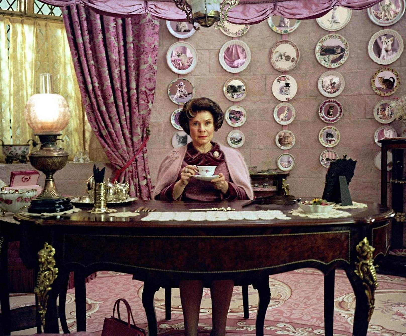 Imelda Staunton als Dolores Umbridge in "Harry Potter und der Orden des Phönix".