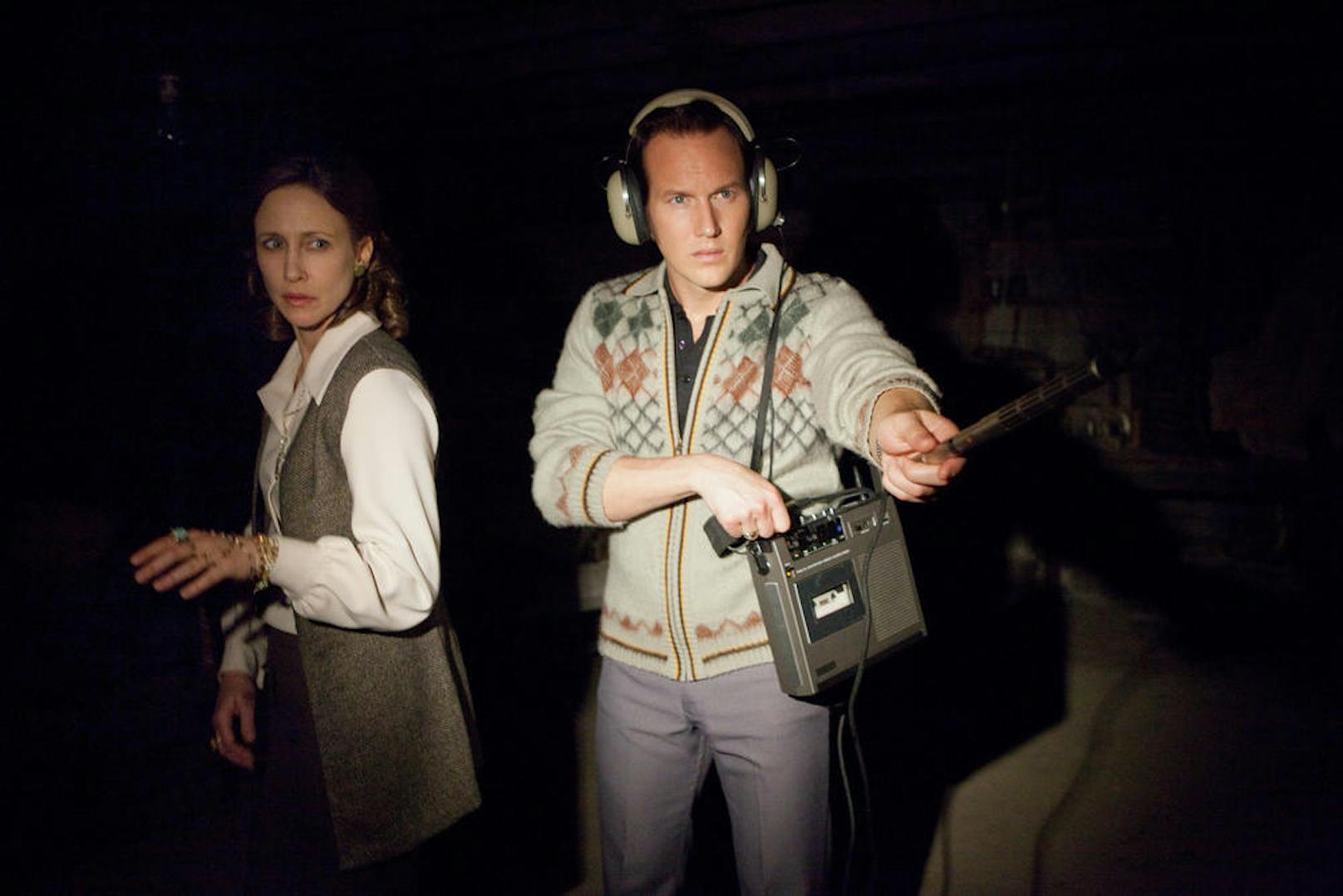 <b>THE CONJURING 3</b>
(Kinostart: 11.9.2020)

Im Gegensatz zu den kinderfreundlichen Ghostbusters geht's bei den Geisterjägern Lorraine (Vera Farmiga, links) und Ed Warren (Patrick Wilson, rechts) durchaus heftiger zu: In ihrem dritten Fall kämpfen die beiden einmal mehr furchtlos um die Seele eines Unschuldigen, der in Fänge von teuflischen Dämonen geraten ist.