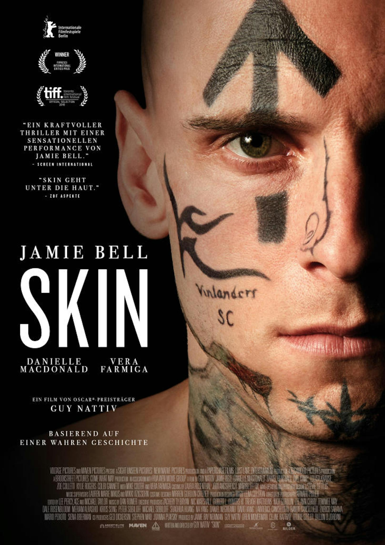 Das Plakat von "Skin"