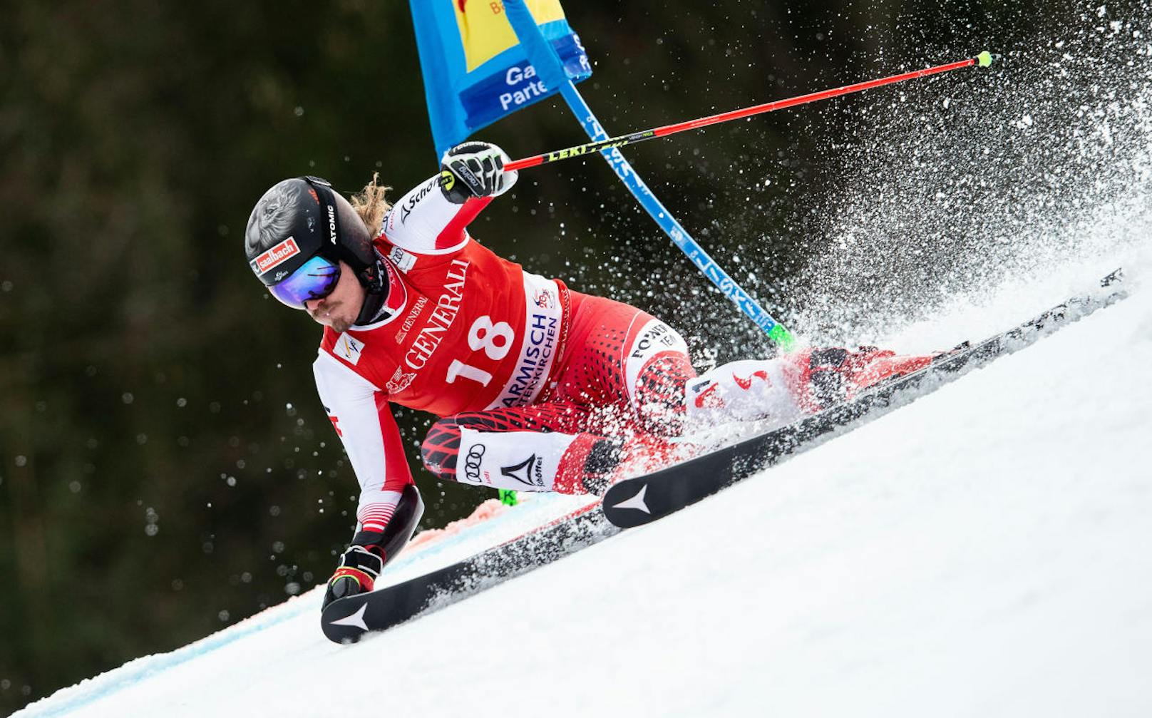 Historisches Debakel! Manuel Feller war als 28. der Beste im Garmisch-Riesentorlauf - schlechter schnitt der ÖSV noch nie in der Kerndisziplin des Skisports ab. Sieger: Alexis Pinturault (Fr).