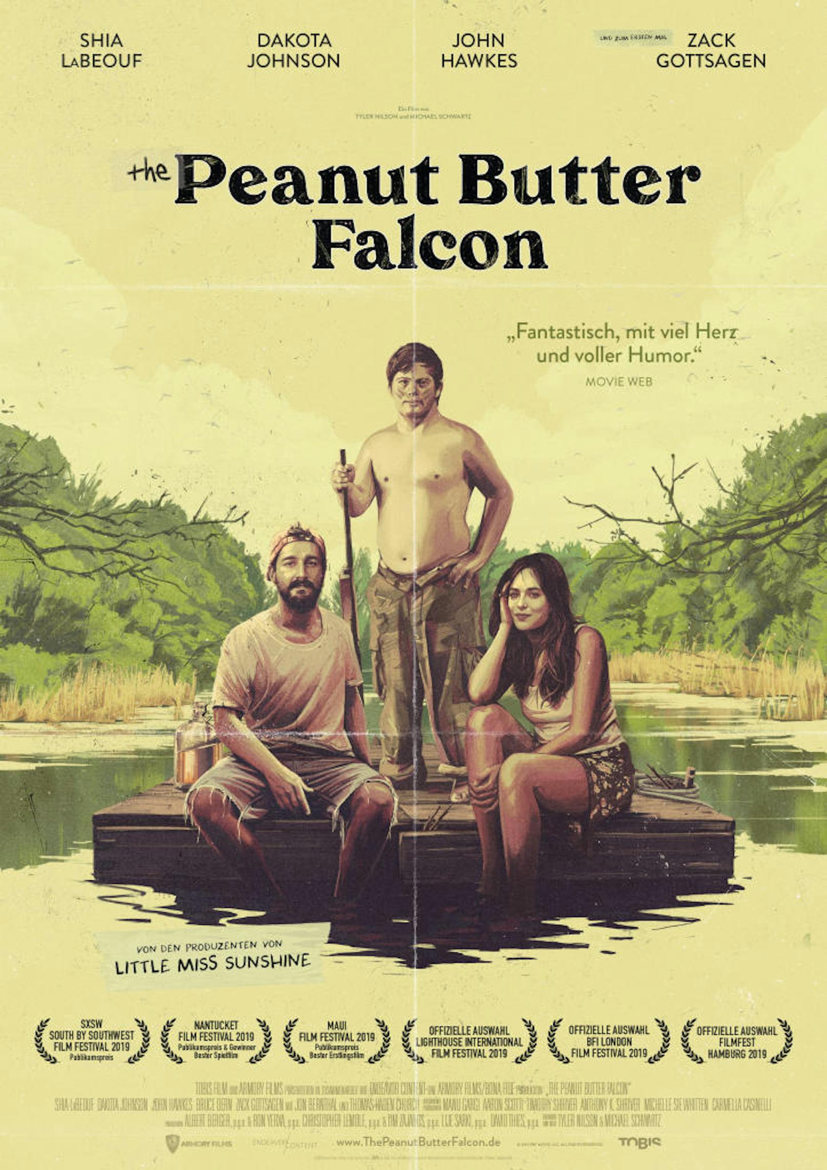 Filmposter "The Peanut Butter Falcon"