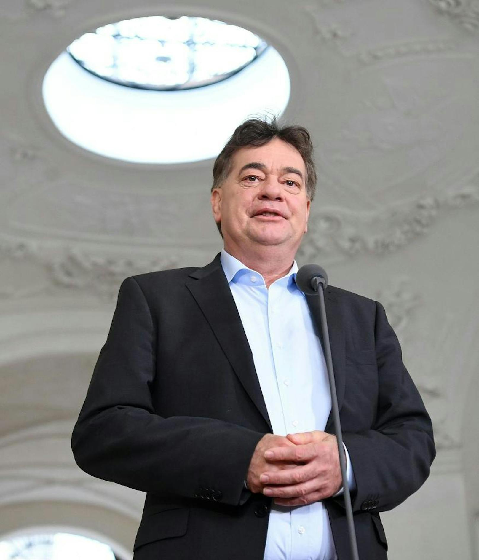 ÖVP-Obmann Sebastian Kurz am Dienstag, 29. Oktober 2019, anlässlich eines Sondierungsgesprächs der ÖVP mit den Grünen in Wien: Inzwischen befinden sich die Koalitionsverhandlungen auf der Zielgeraden.