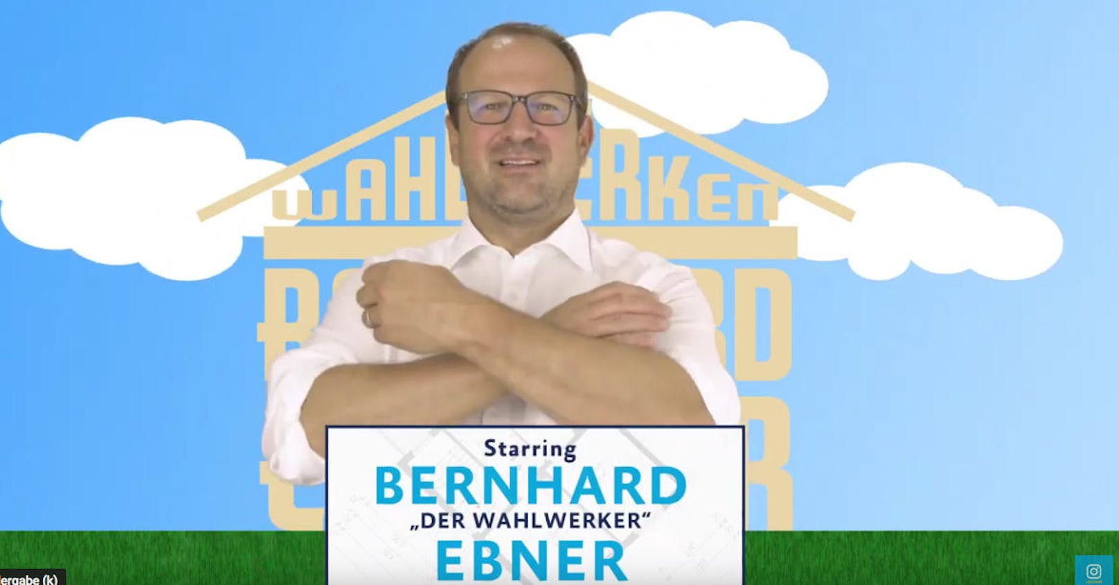 Wahlwerker-Star Bernhard Ebner