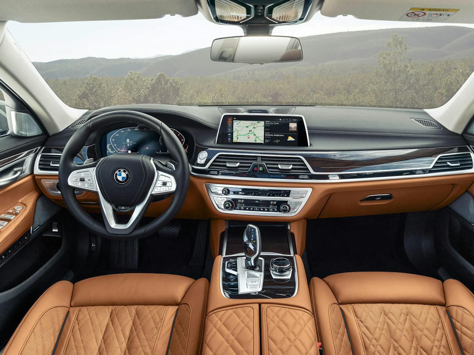 Innenraum BMW 7er Facelift 