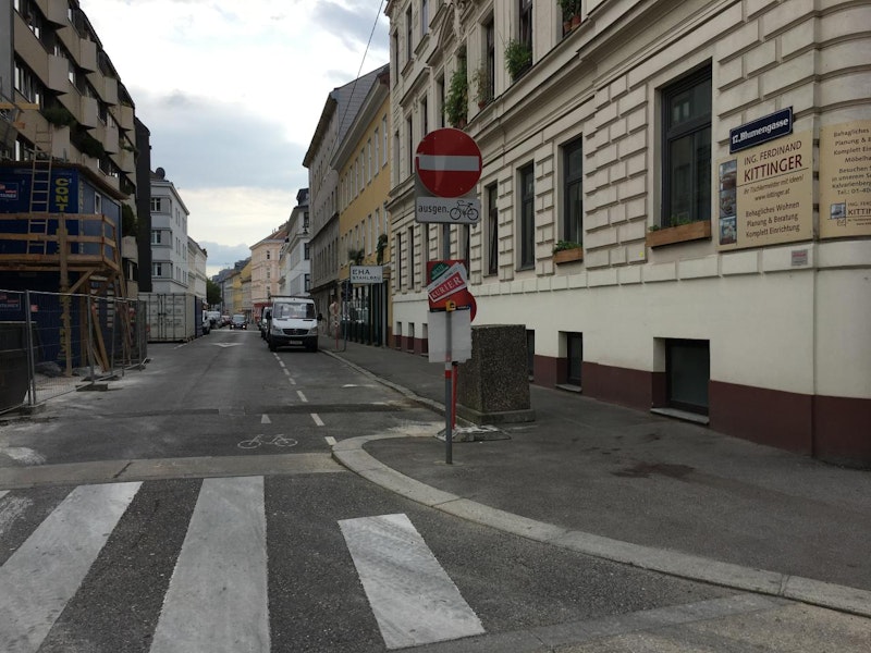 Die Messerattacke ereignete sich am Freitagabend in der Blumengasse im 17. Bezirk.