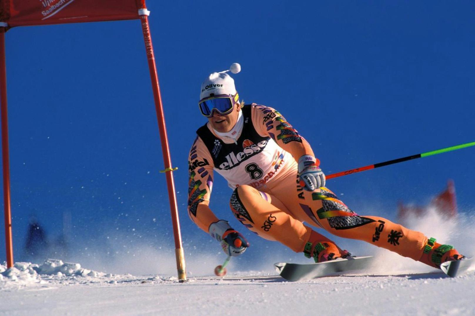 <b>Platz 15: Rudi Nierlich (3 x Gold, 0 x Silber, 0 x Bronze)</b>
Rudi Nierlich wedelte 1989 in Vail zu WM-Gold im Slalom und im Riesentorlauf. Zwei Jahre später verteidigte er in Saalbach seinen RTL-Titel.