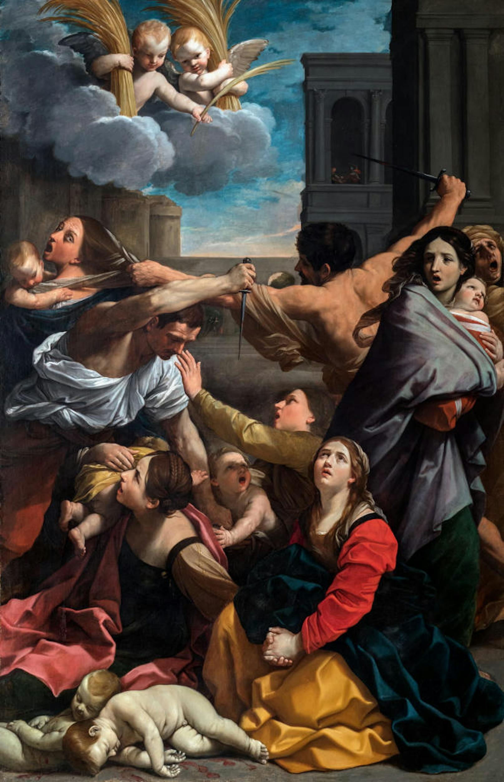 Guido Reni (Calvenzano 1575-1642 Bologna): Bethlehemitischer Kindermord 1611