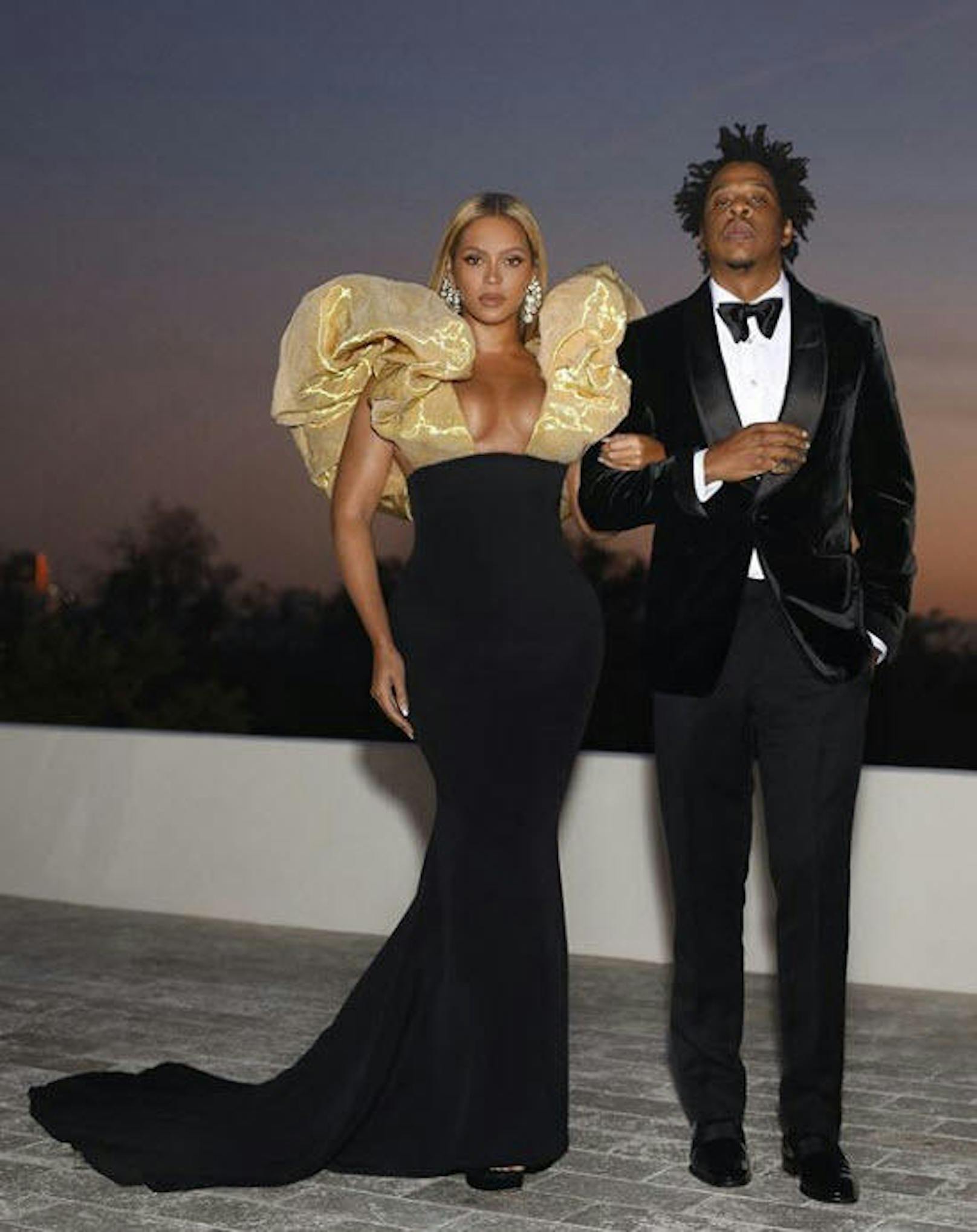 Beyonce und Gatte Jay-Z am Abend der Golden Globe-Verleihung 2020.
