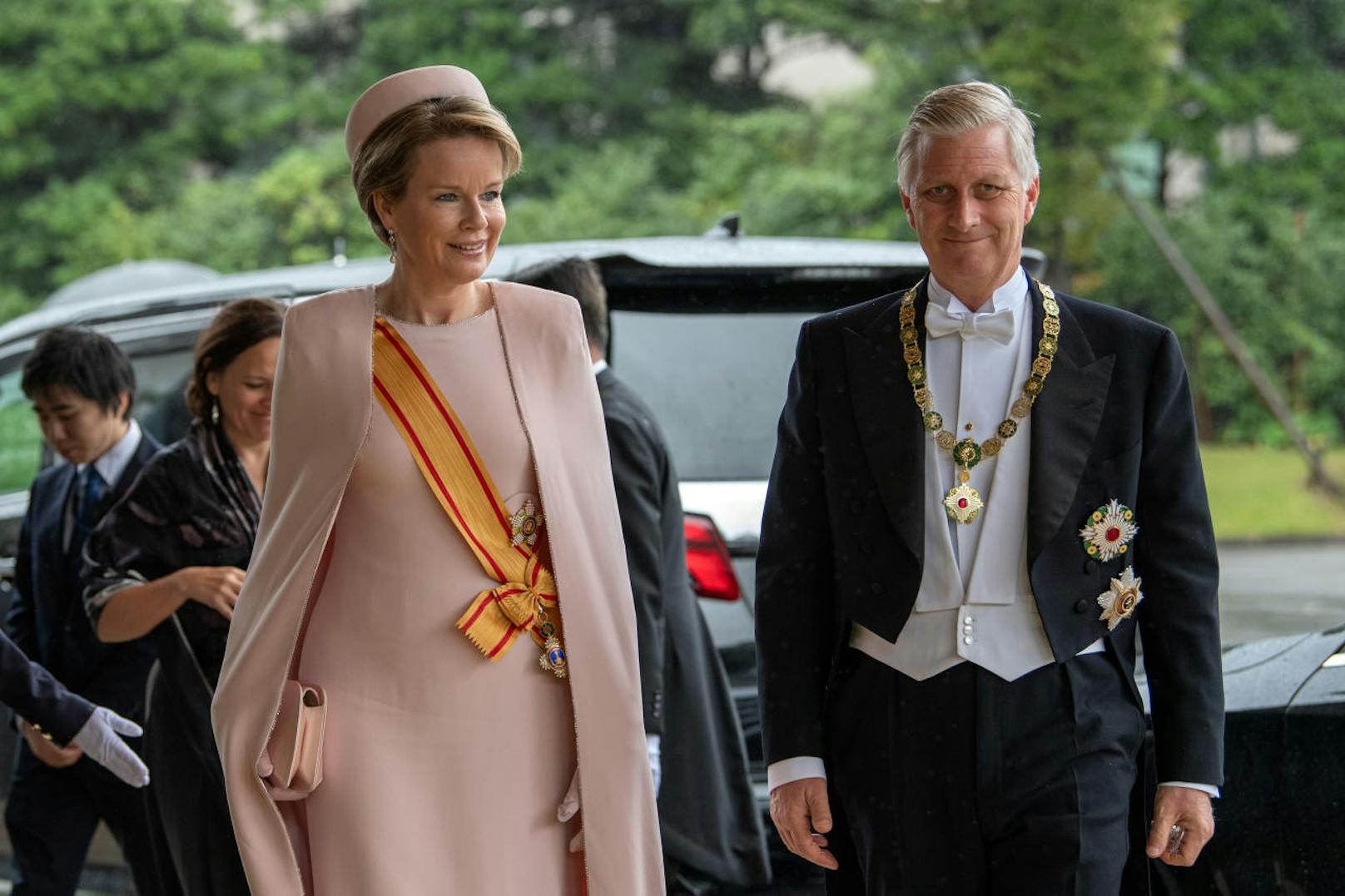 Belgiens König Philippe and Königin Mathilde.