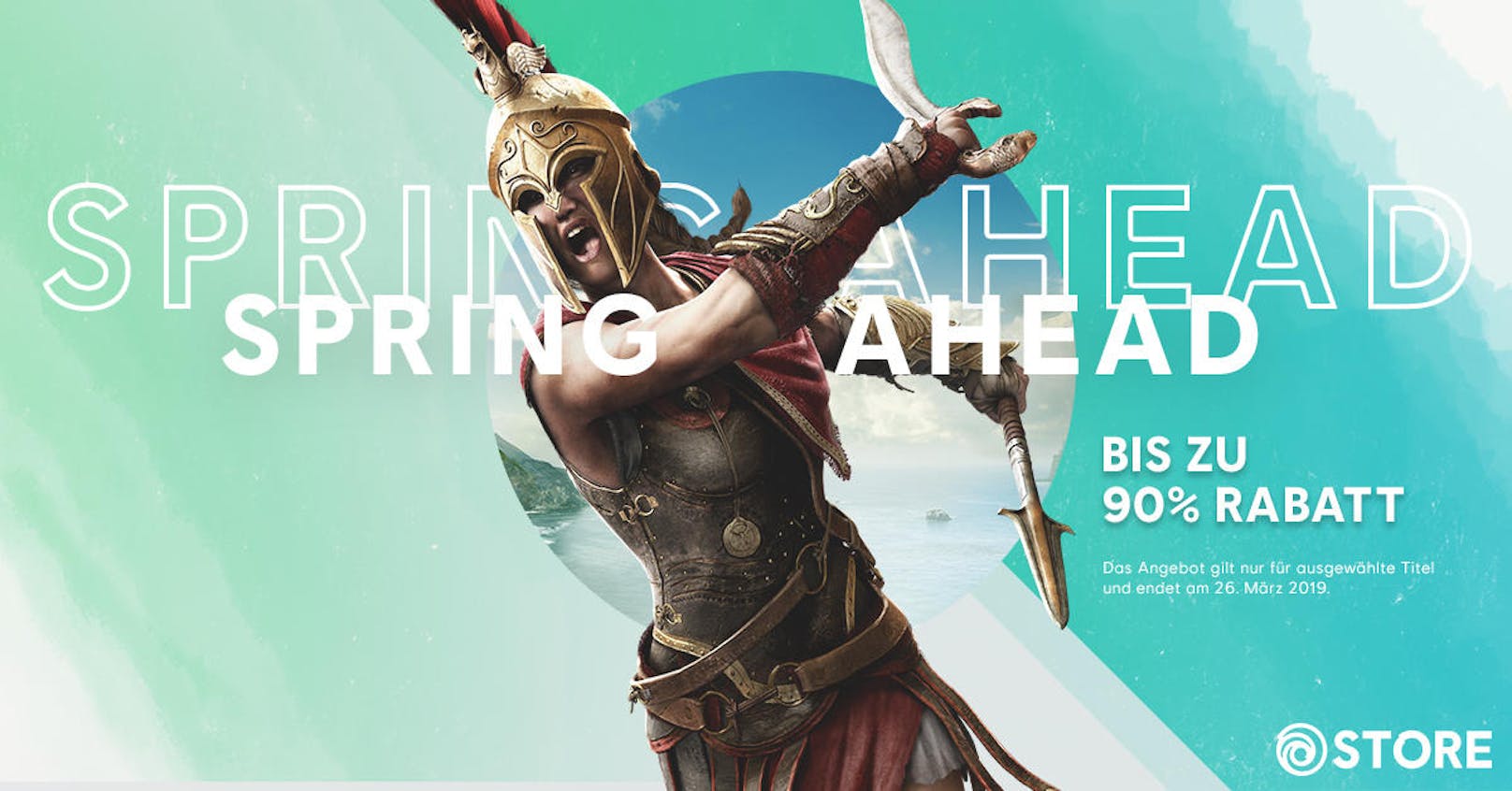 <b>15. März 2019:</b> Bei Ubisoft läuft derzeit der Spring Sale im Ubisoft Store. Bis zum 26. März um 11 Uhr gibt es die Möglichkeit, aktuelle Ubisoft-Titel mit einer Preisersparnis von bis zu 90 Prozent zu erwerben. Neben Spielen wie Assassin's Creed Odyssey (bis zu 50% Rabatt), Far Cry 5 (bis zu 67% Rabatt) und der Siedler History Collection (50% Rabatt) werden auch kürzlich erschienene Titel, wie Far Cry New Dawn (bis zu 50% Rabatt) und Trials Rising (bis zu 25% Rabatt) im Sale zu finden sein. <a href="https://store.ubi.com/de/spring-sale">Der Spring Sale ist hier erreichbar.</a>