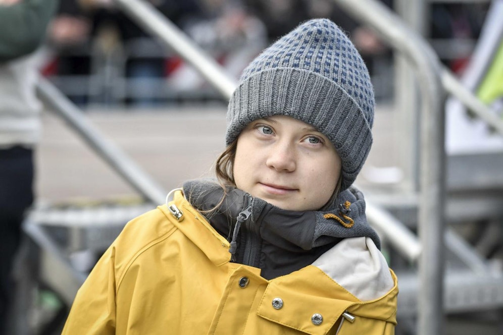 Aaktivistin Greta Thunberg streikt derzeit daheim für das Klima.