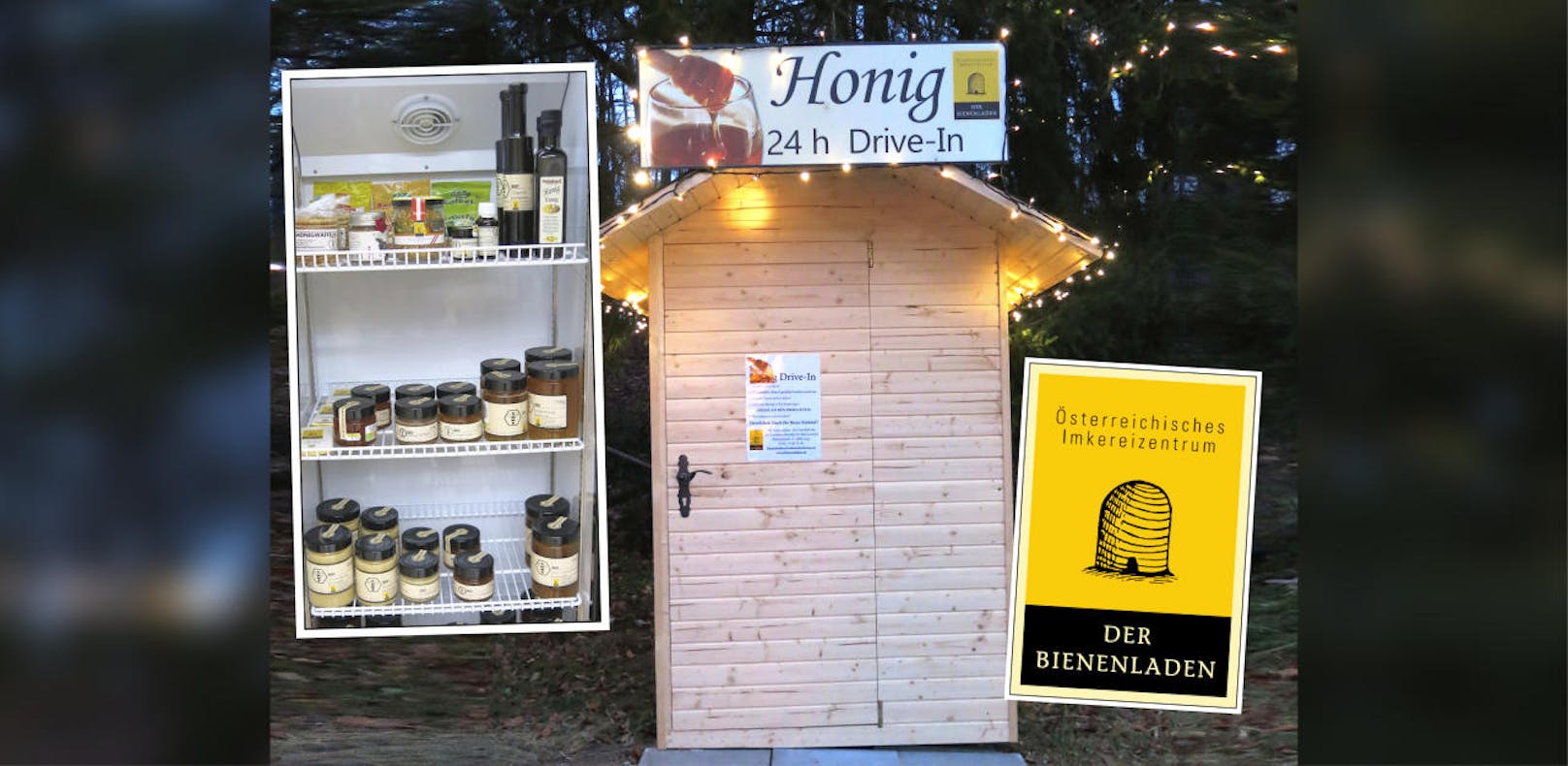 Beim Honigverband in der Pachmayrstraße in Linz gibt es jetzt einen Honig-Drive-in.