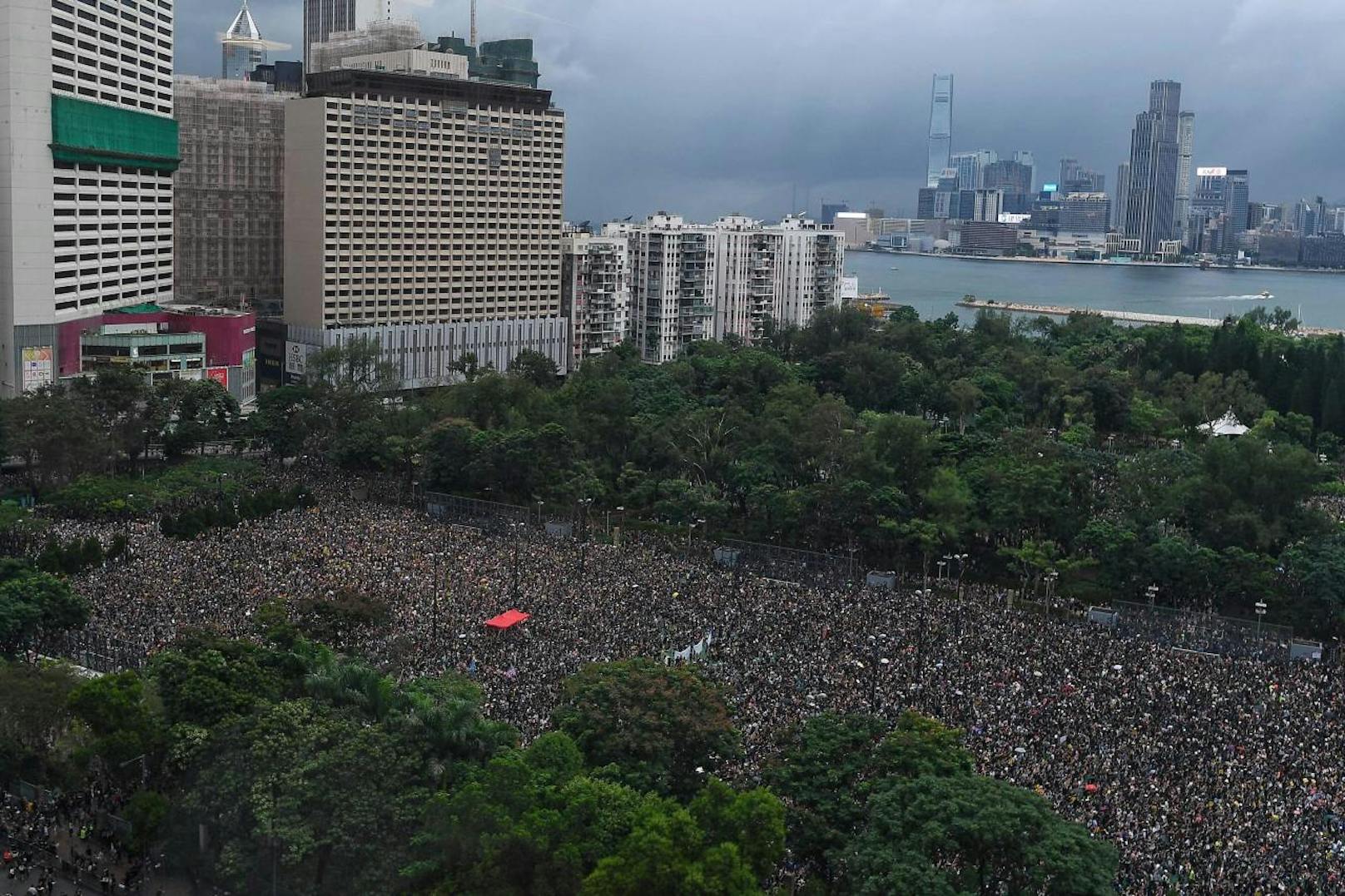 Rund 1,7 Millionen Menschen versammelten sich.