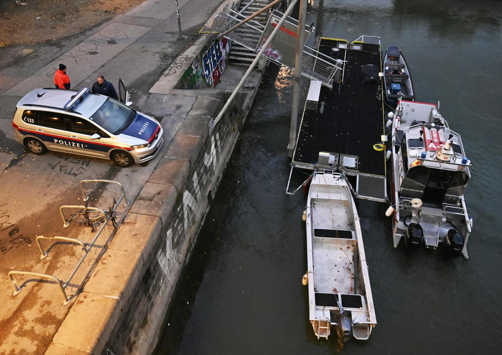 Am Samstag (9. November 2019) wurde in Wien eine Leiche im Donaukanal entdeckt.