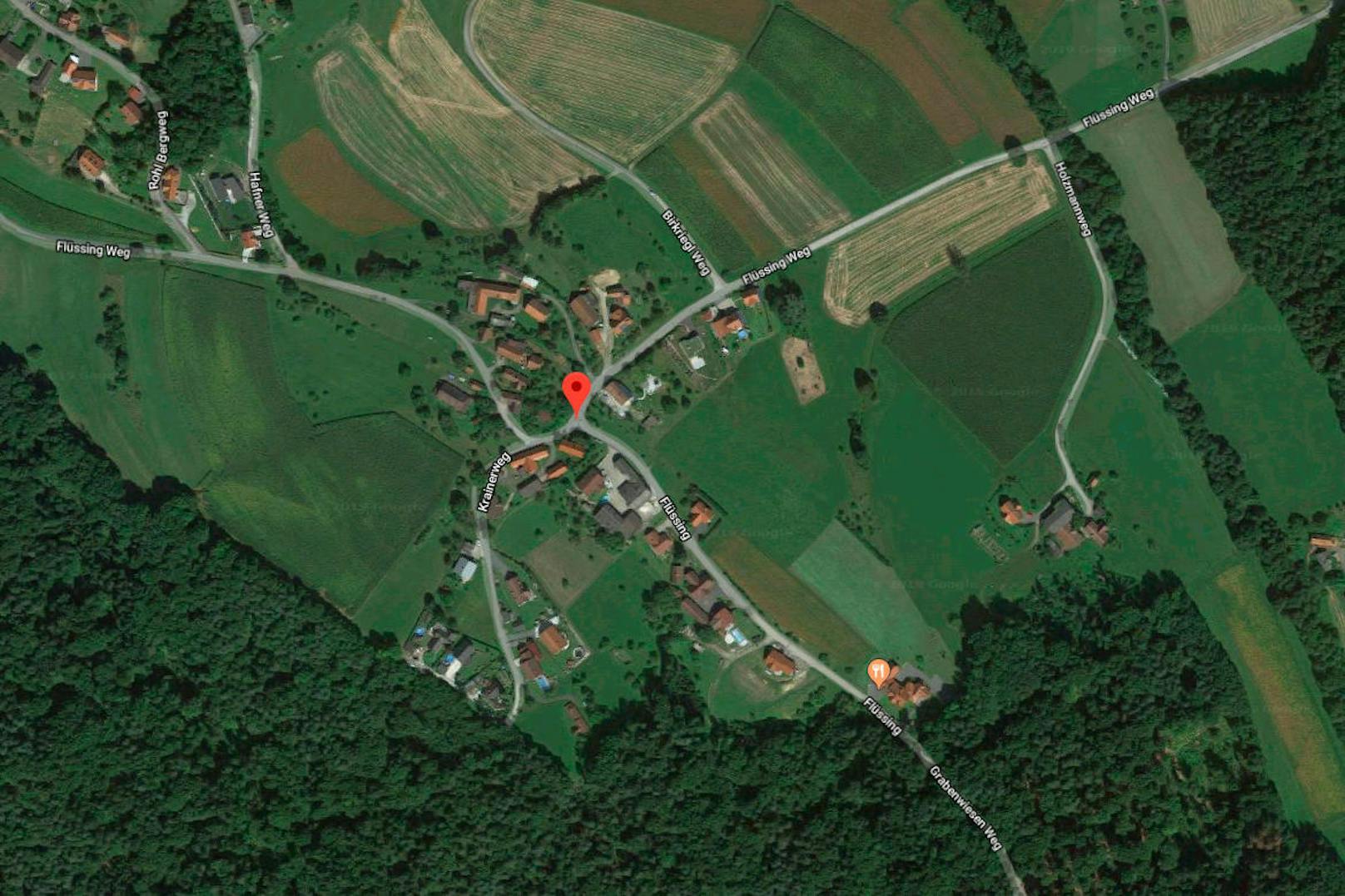 Der Vorfall ereignete sich im Ortsteil Flüssing der Gemeinde Hengsberg im südsteirischen Bezirk Leibnitz.
