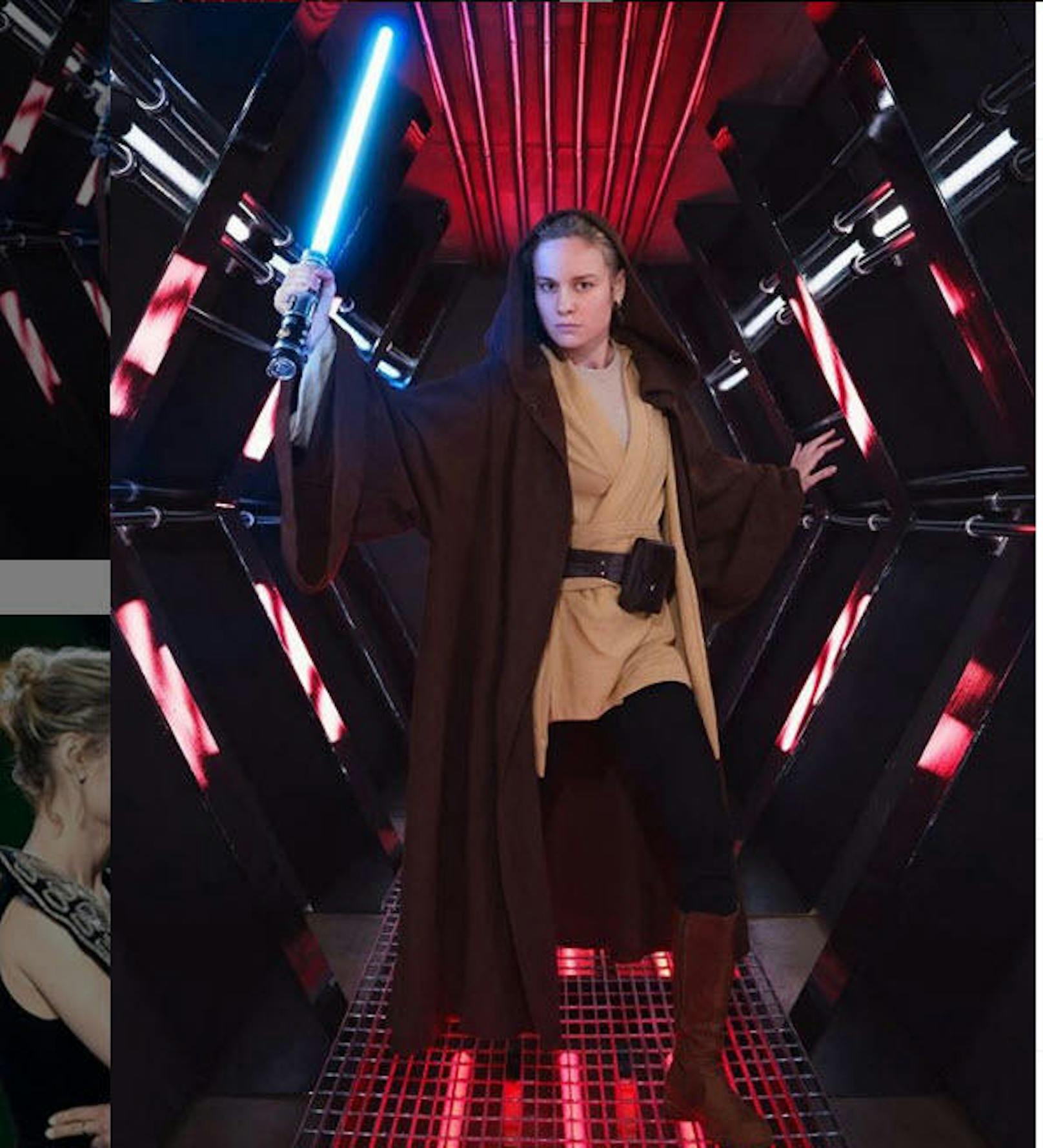 09.07.2019: Brie Larson posiert auf Instagram als Jedi. Die Macht ist stark in ihr, behauptet "Krieg der Sterne"-Veteran Samuel L. Jackson.  
