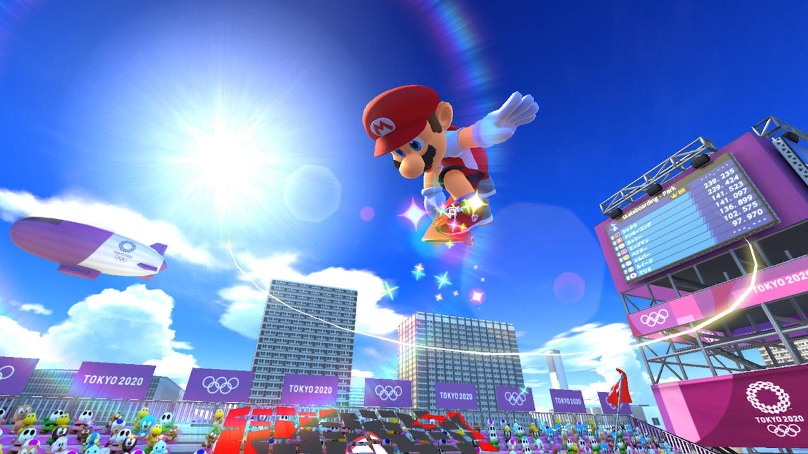 Zwar ist es kurios, die 31 Game-Sommerdisziplinen in "Mario & Sonic bei den Olympischen Spielen: Tokyo 2020" schon kurz vor dem Winter in Angriff zu nehmen, Spaß machen sie aber allemal.
