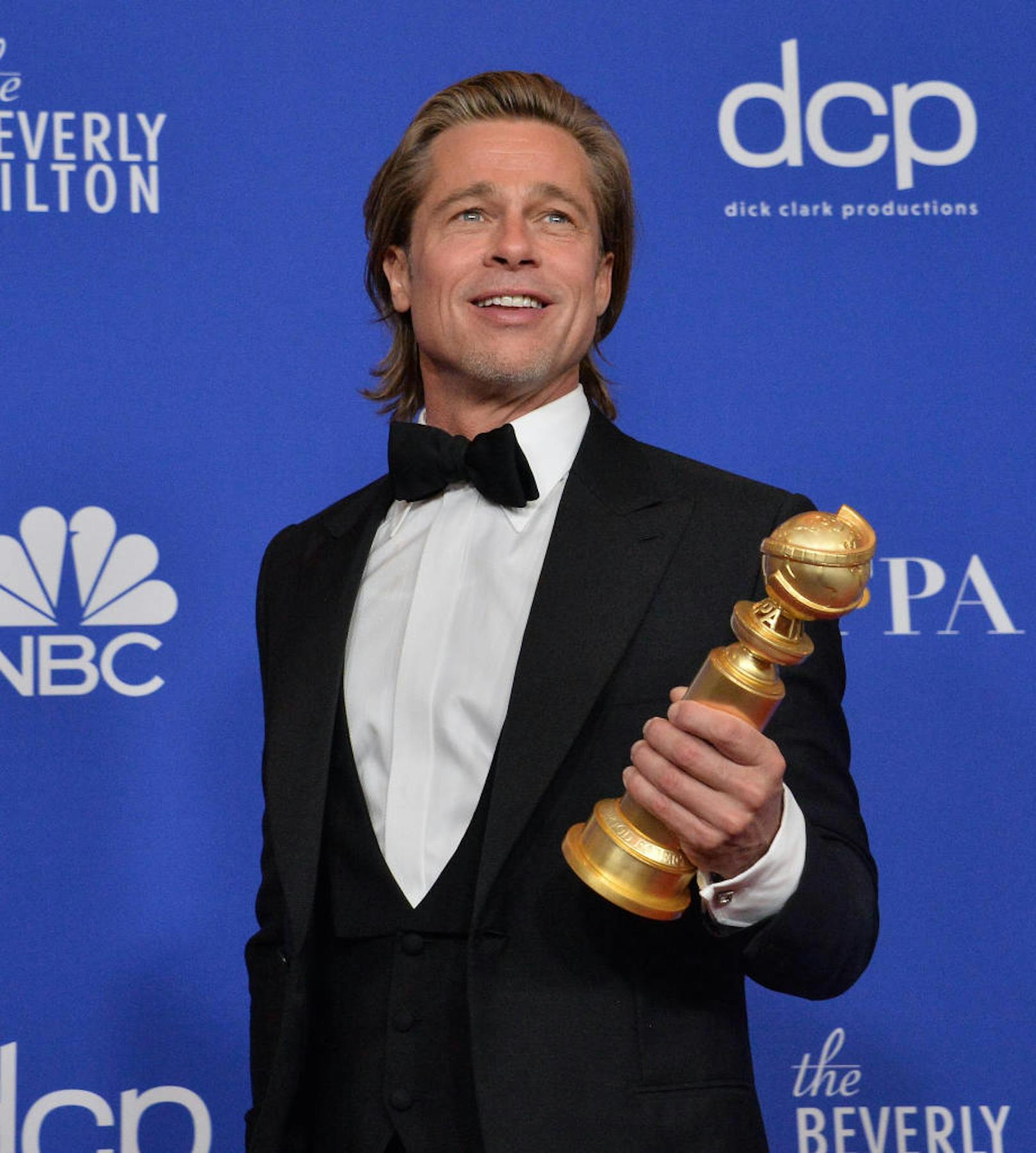Brad Pitt gewann als Bester Nebendarsteller für "Once upon a Time... in Hollywood".