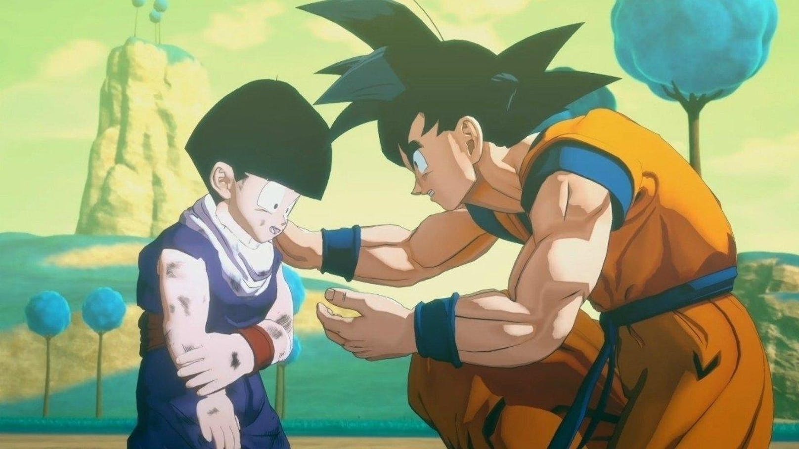 <b>28. Jänner 2019:</b> Bandai Namco gewährt einen ersten Blick auf Dragon Ball Game - Project Z, ein komplett neues Action-Rollen für PlayStation 4, Xbox One und PC. Die wenigen Augenblicke des Trailers reichen, um Fans im Netz ausflippen zu lassen. Den das Spiel scheint einen Hype wie kaum ein anderes auslösen zu können. In der epischen Nacherzählung können Dragon Ball-Fans die legendären Abenteuer des Saiyajin namens Kakarott, besser bekannt als Son-Goku, nacherleben und Teil der Geschichte von Dragon Ball Z werden. Die Spieler schlüpfen in die Rolle von Son-Goku und begleiten ihn bei seinem Streben nach Macht, seinem Durst nach Herausforderungen und vor allem seinem Wunsch, die Erde vor den furchterregendsten Schurken zu schützen. Das Spiel soll noch 2019 erscheinen. <a href="//www.heute.at/videotv/?vid=4018159&cid=15">Den ersten Trailer ansehen!</a>