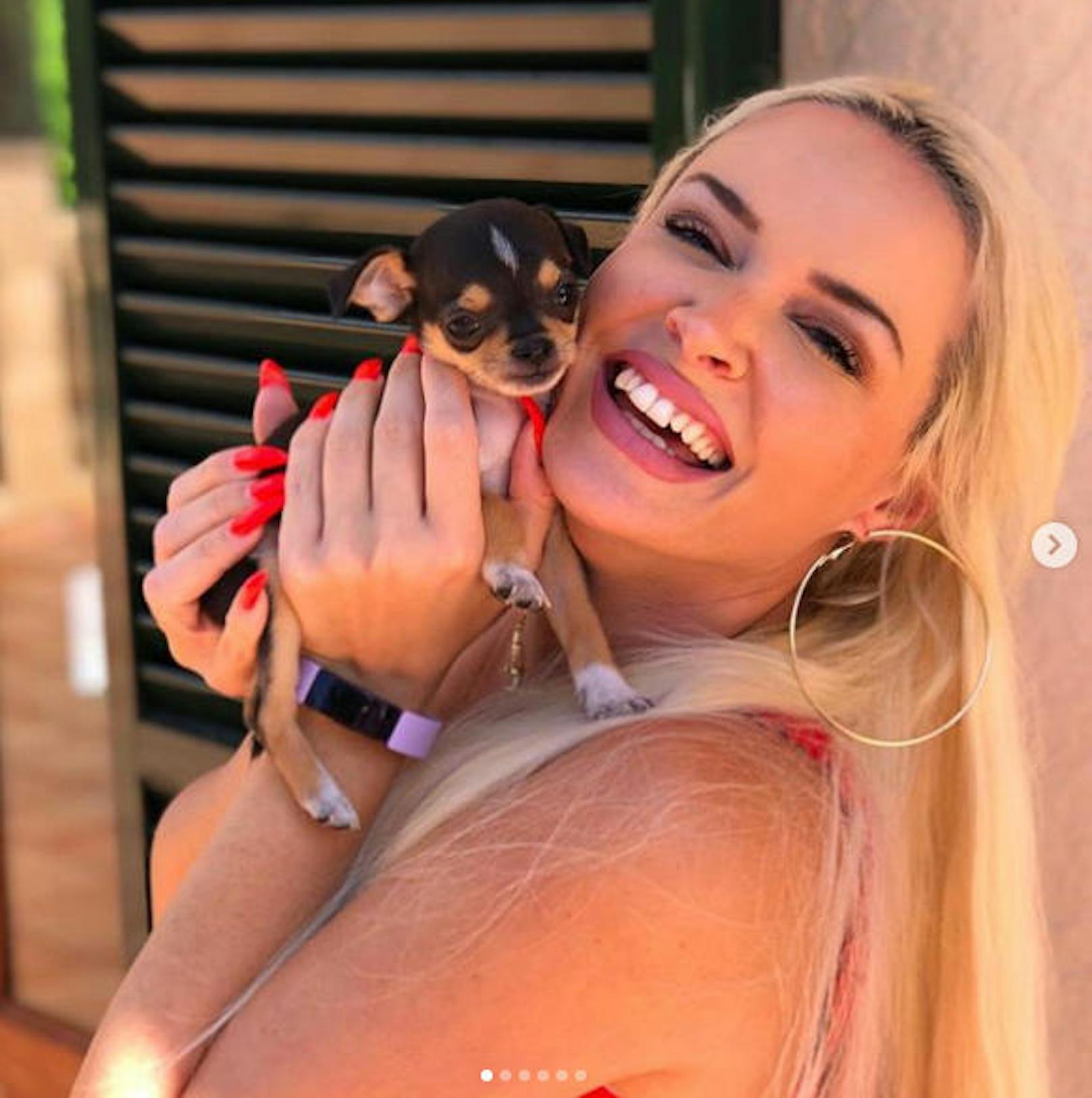 07.10.2019: Daniela Katzenberger zeigt auf Instagram ihr neues Familienmitglied.