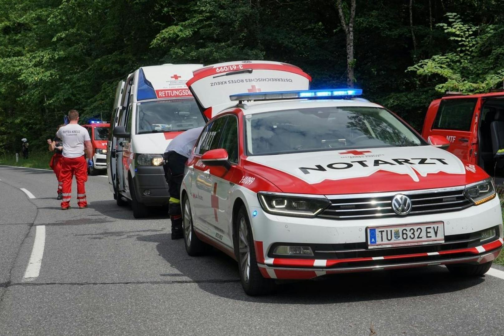 2 Verletzte bei Unfall im Bezirk Lilienfeld