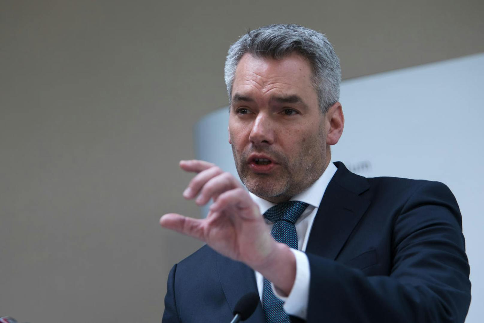 Innenminister Karl Nehammer (ÖVP).