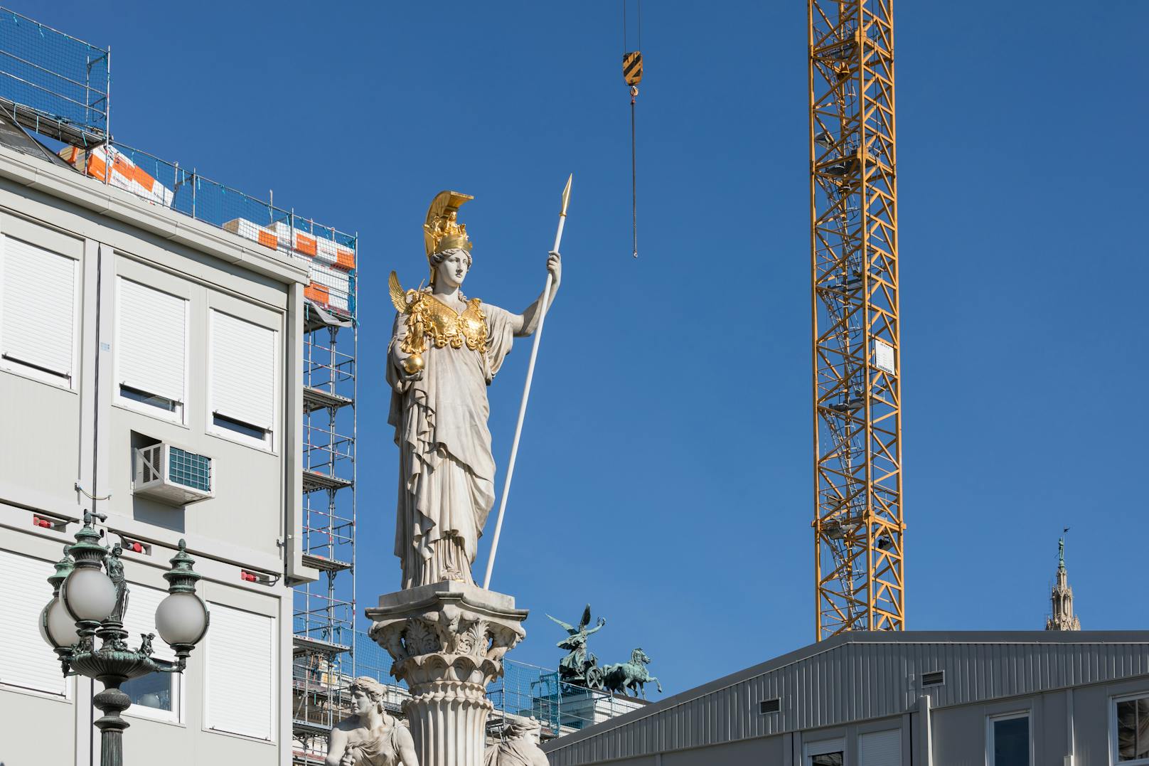 Die Sanierung des Parlamentsgebäude in Wien wird teurer als geplant.&nbsp;