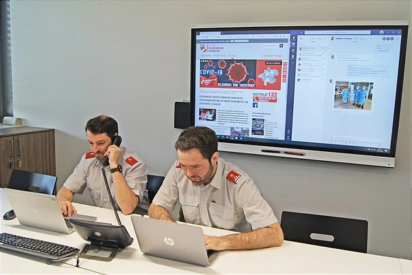 Der oberösterreichische Landesfeuerwehrverband bei der Arbeit.