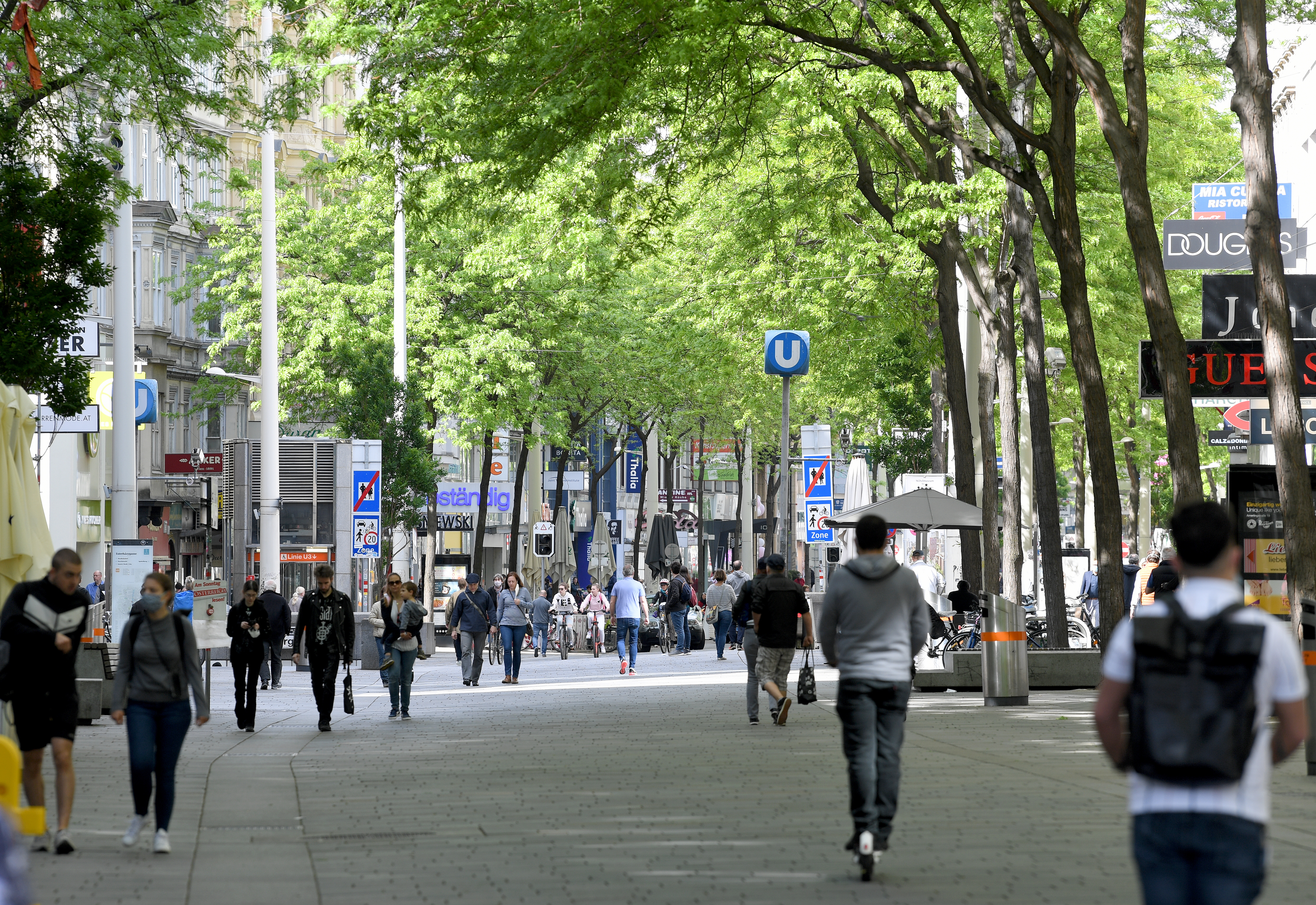 Corona Wien Mariahilfer Straße