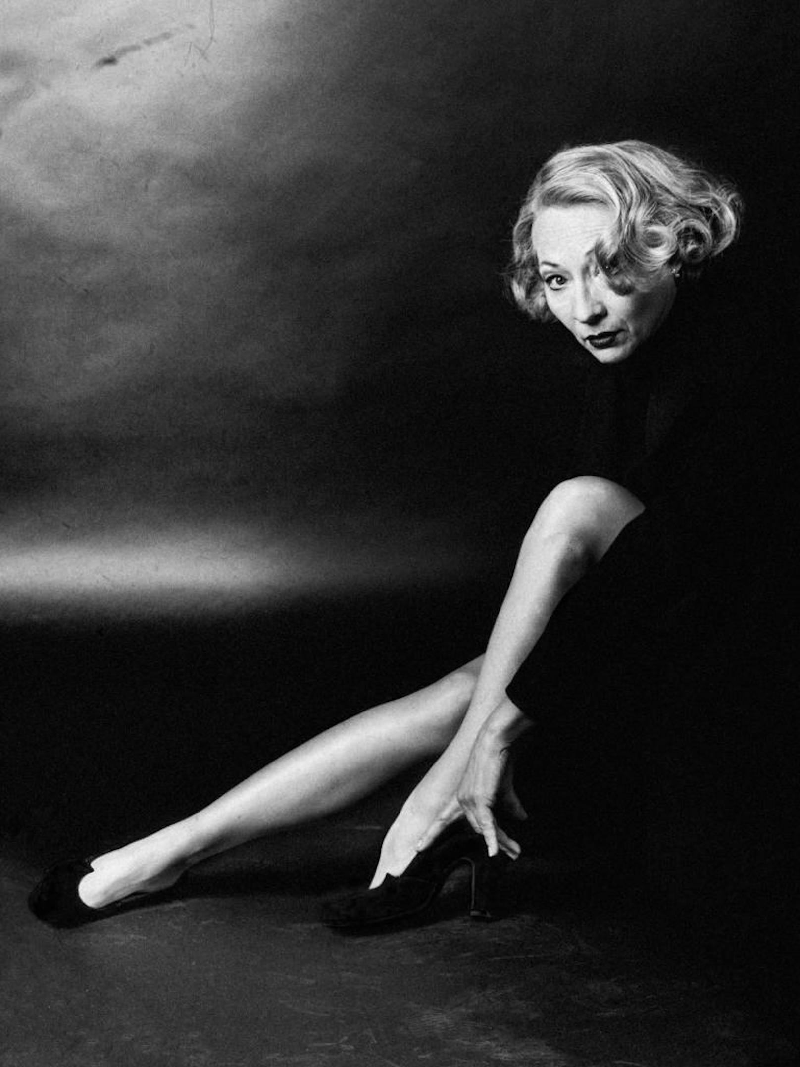 Marlene Dietrich in den Kammerspielen.