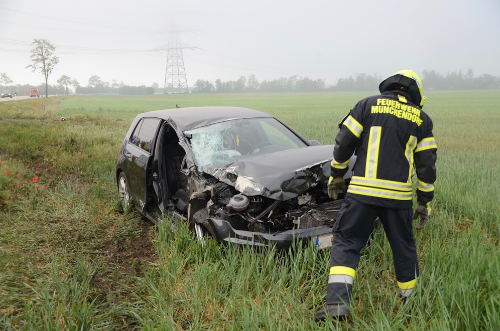 Unfall in Münchendorf