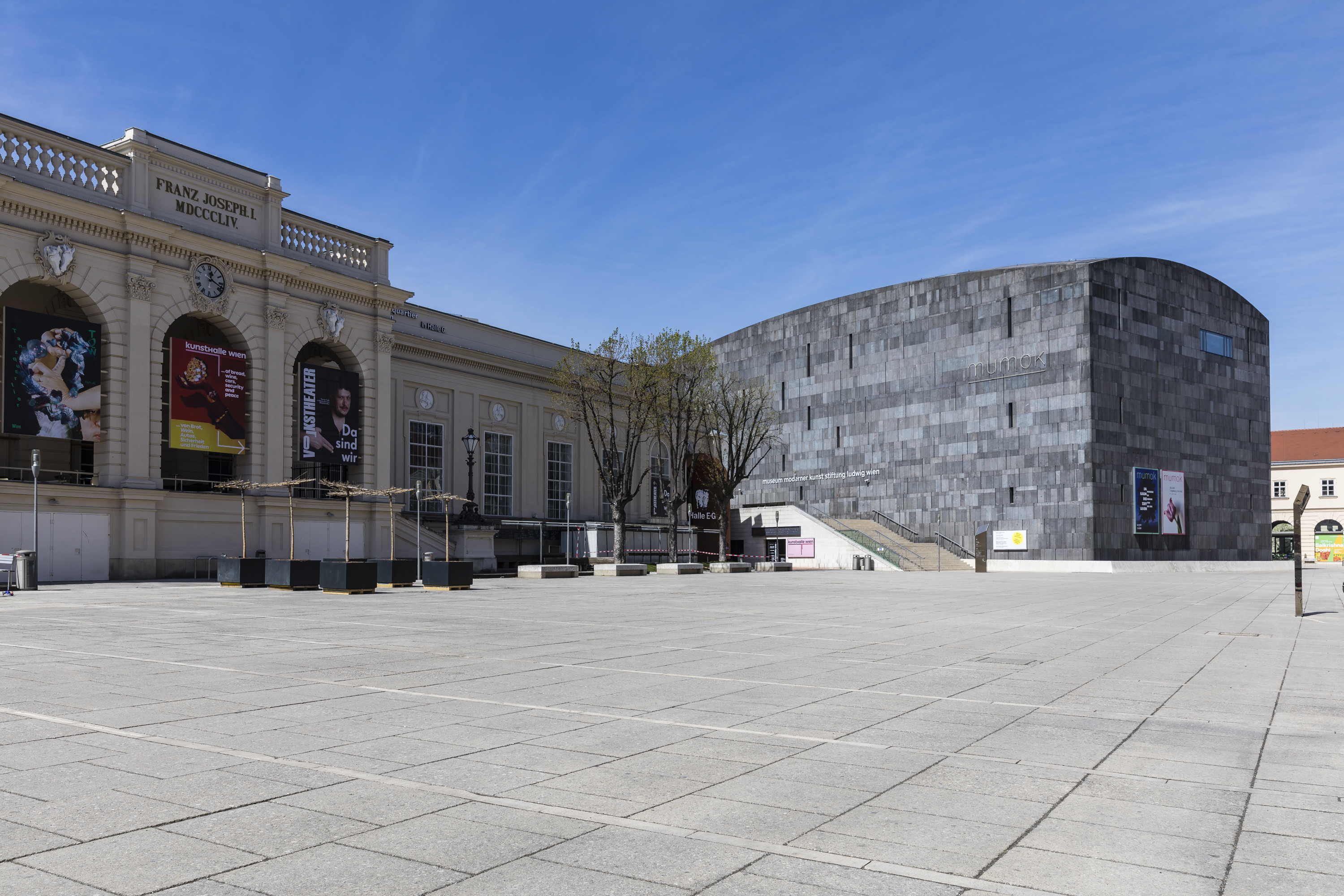 Das Café Halle im Wiener Museumsquartier ist insolvent.&nbsp;