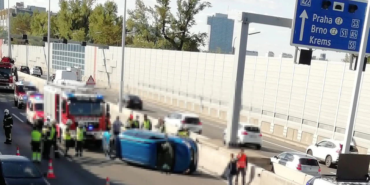 Wien Schwerer Unfall Auf Donauuferautobahn News At