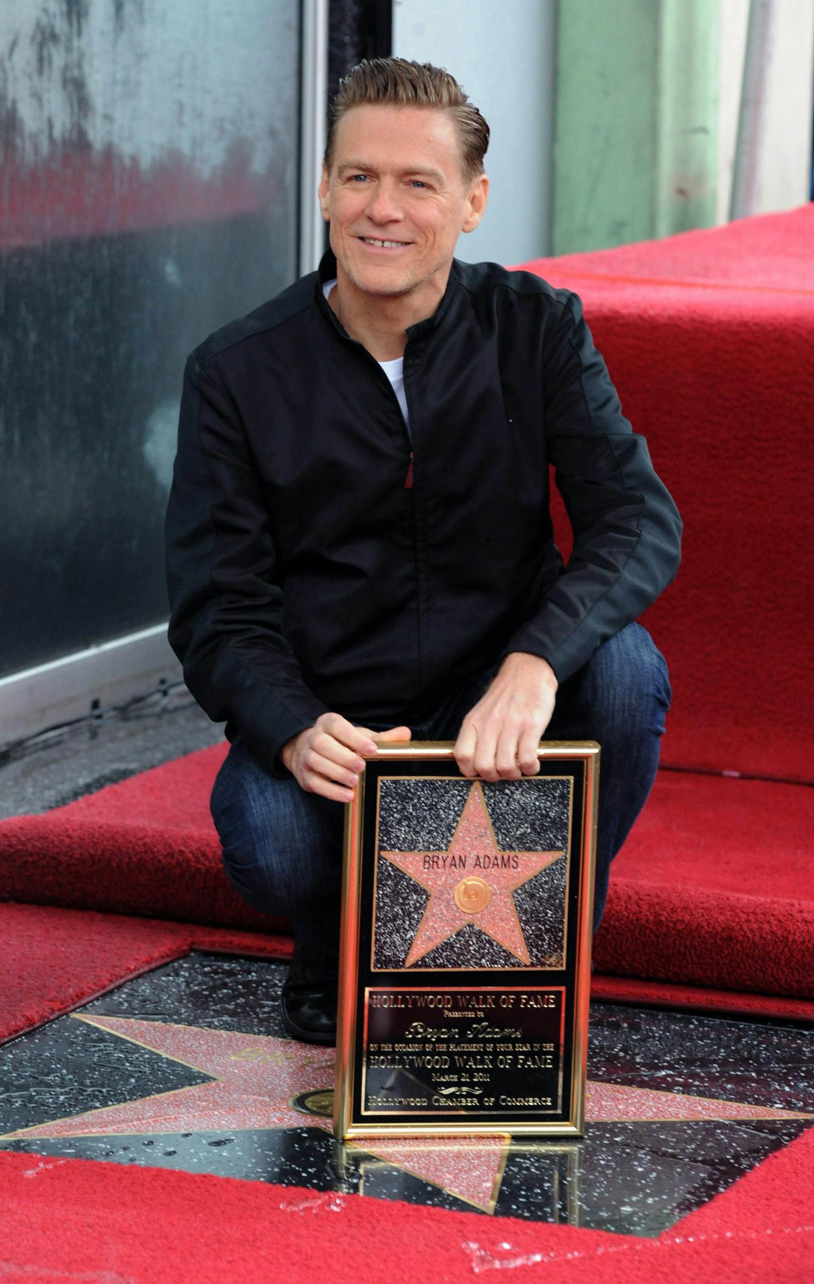 Bryan Adams auf dem Walk of Fame