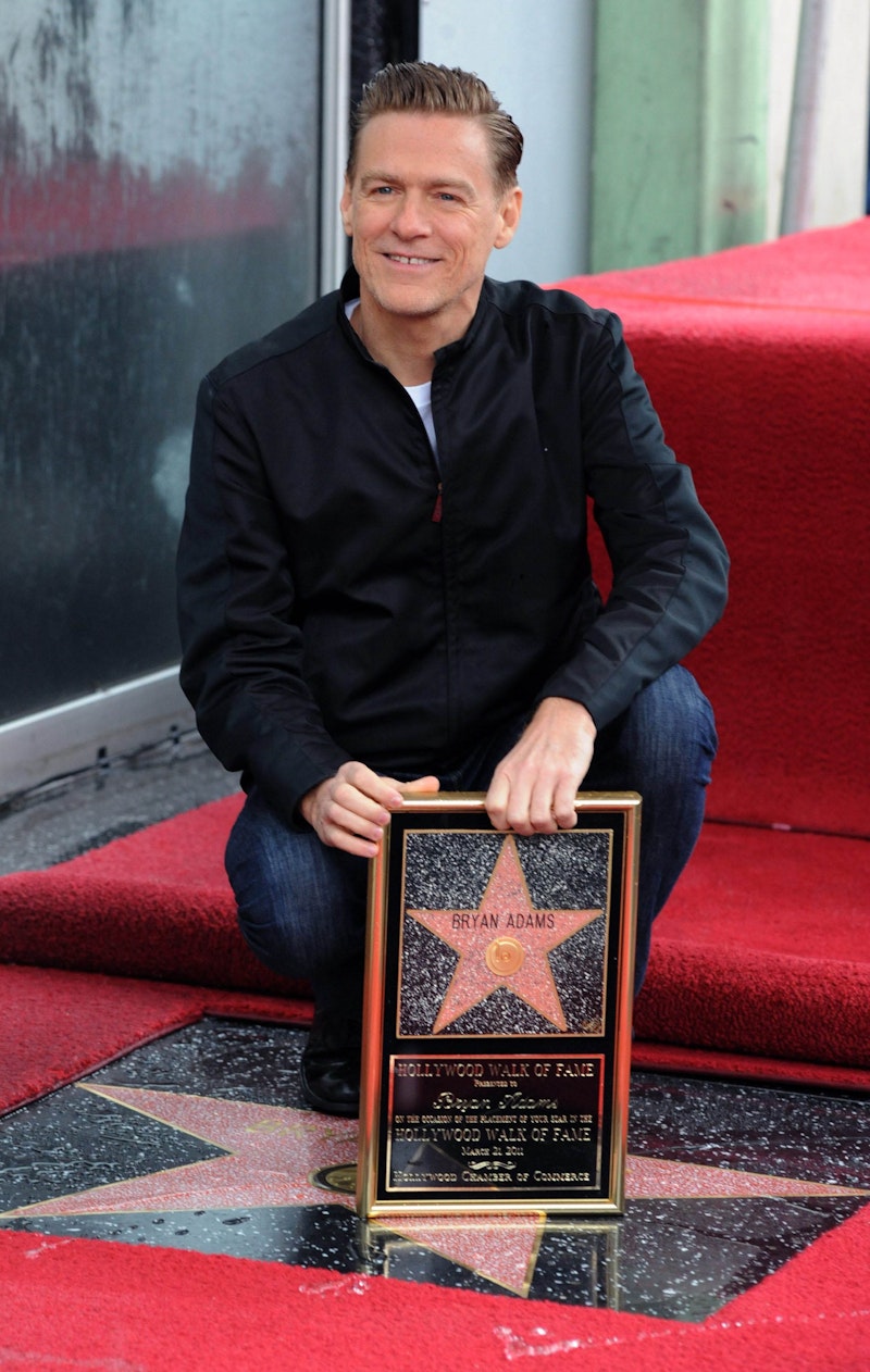 Bryan Adams auf dem Walk of Fame