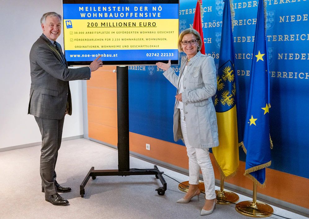 Landesrat Martin Eichtinger und Landeschefin Johanna Mikl-Leitner.
