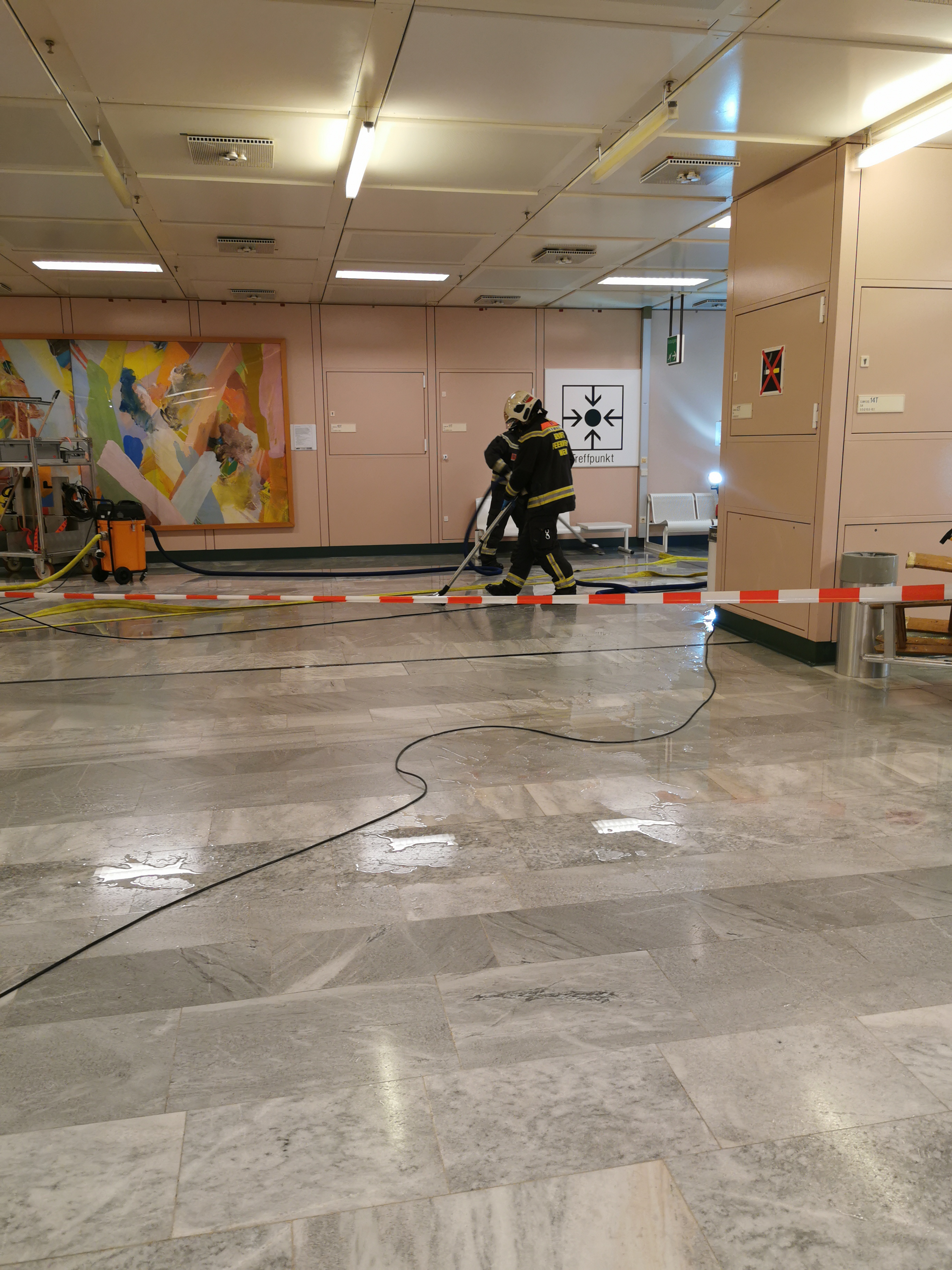 Die Feuerwache musste ausrücken.
