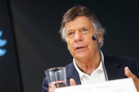 Peter Schröcksnadel am Mittwoch mit ernster Miene.