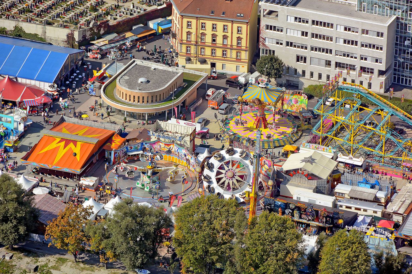 Wegen der Corona-Krise könnte die Urfahrmarkt auf die ganze Stadt aufgeteilt werden.