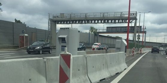 Die Section Control ist bereits aufgestellt.