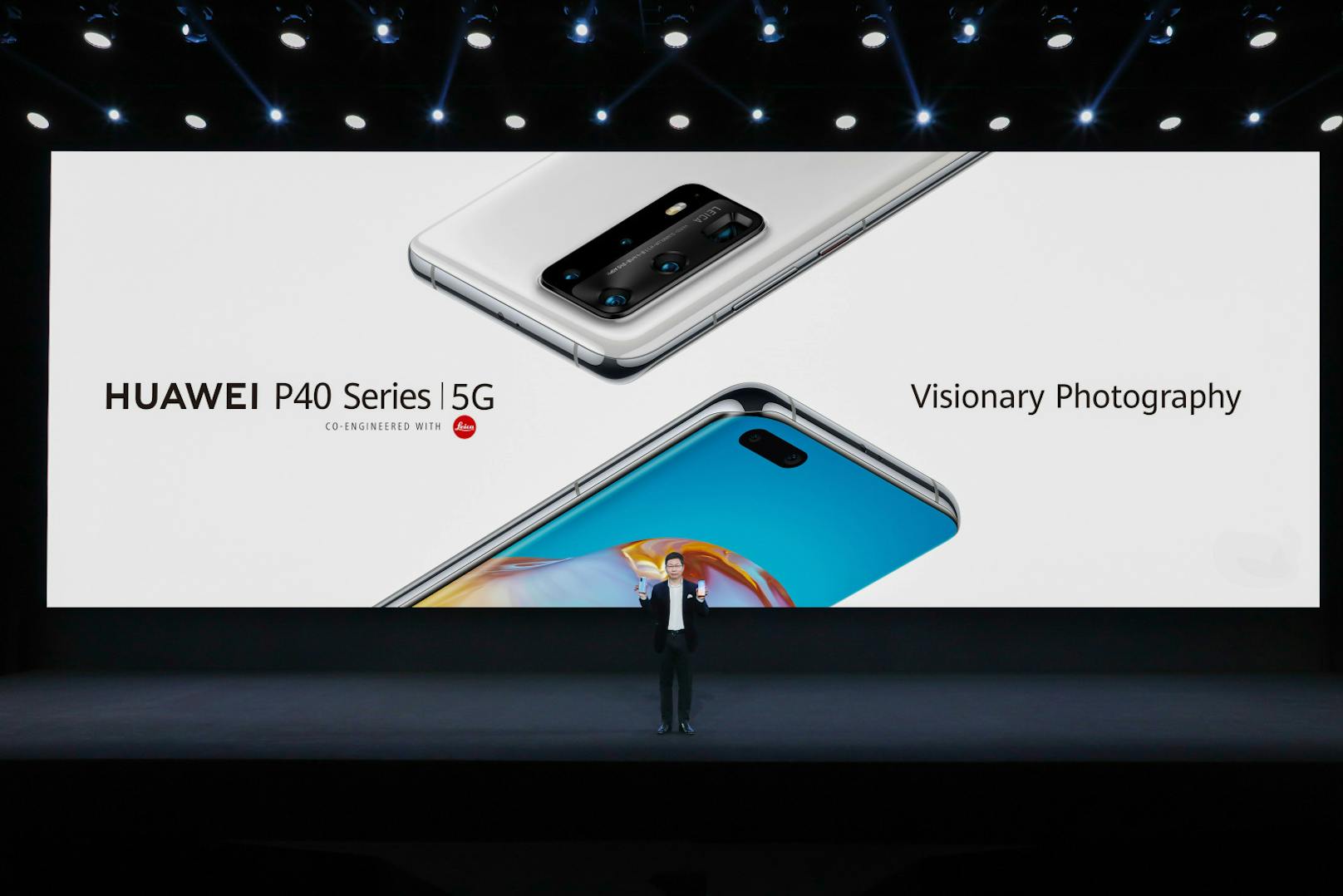 Huawei P40 Pro-Launch Keynote mit CEO Richard Yu.