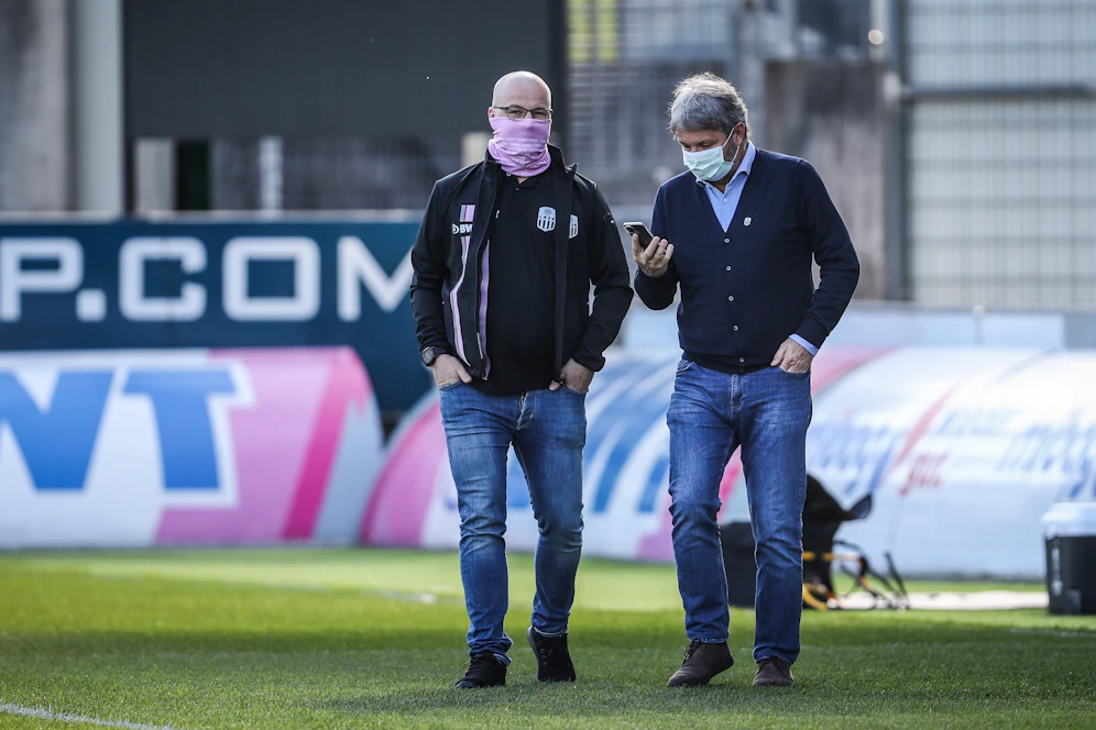LASK-Präsident Siegmund Gruber, Manager Jürgen Werner