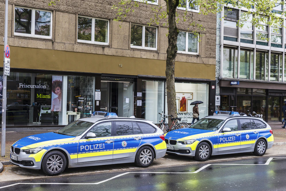 Die deutsche Polizei im Einsatz. Symbolbild.&nbsp;