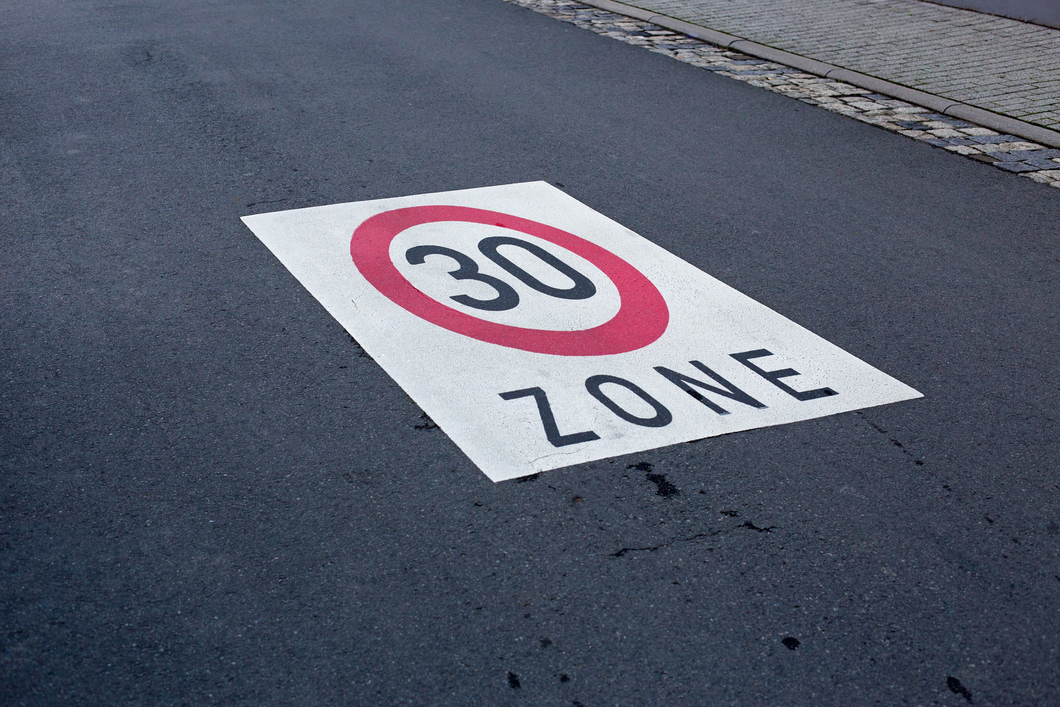 Symbolfoto einer 30er-Zone